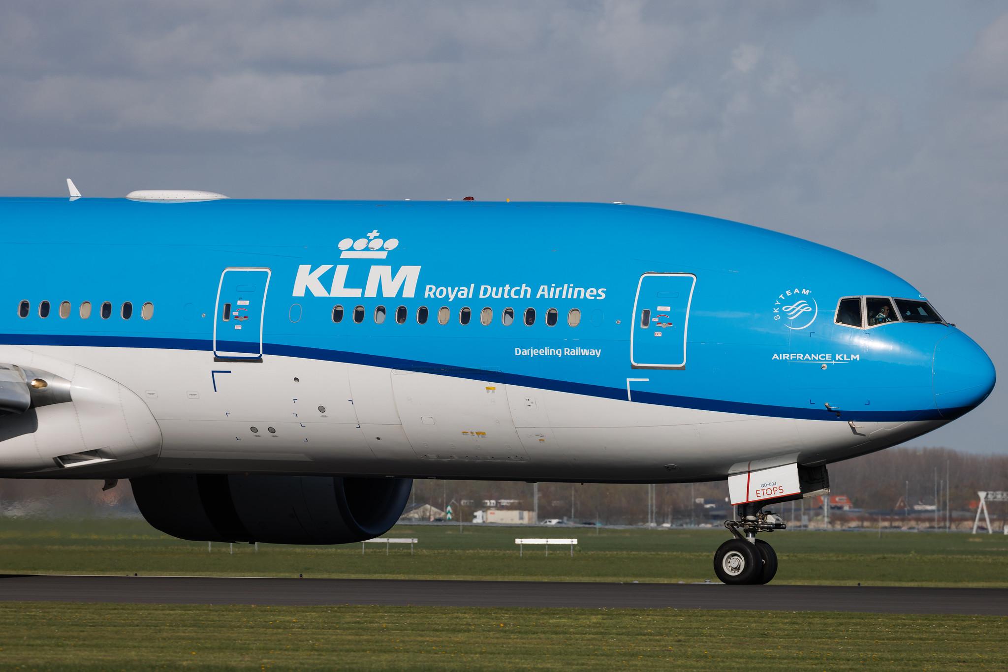 Amsterdam Schiphol: KLM (KL / KLM) | Boeing 777-206(ER) B772 | PH-BQD | MSN 33713