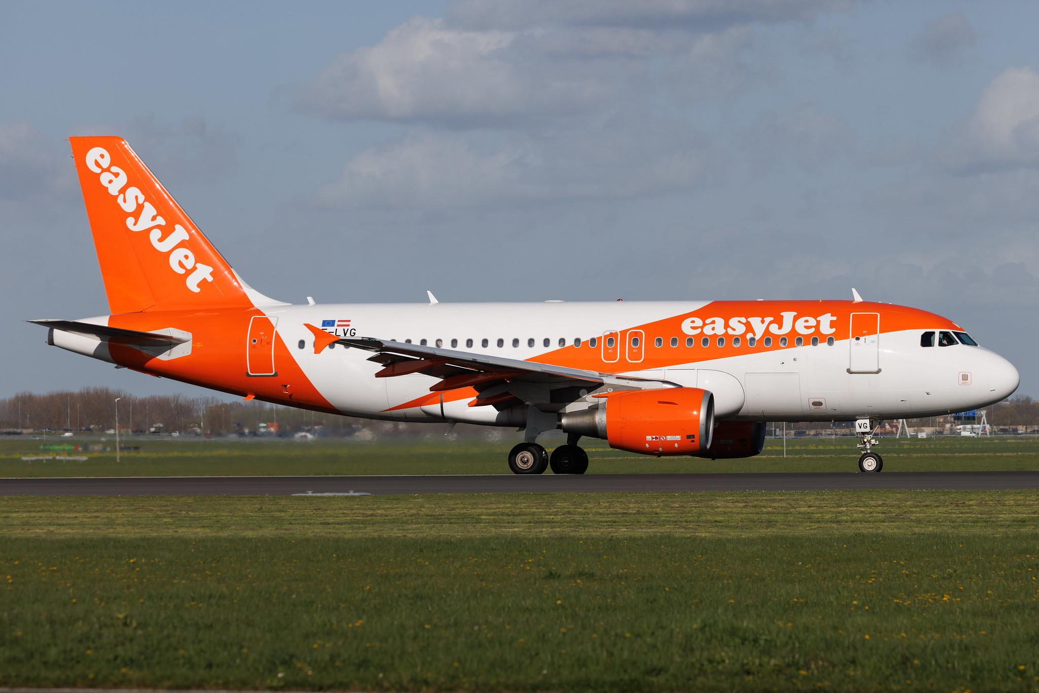 Amsterdam Schiphol: easyJet (U2 / EZY) | Operator: easyJet Europe | Airbus A319-111 A319 | OE-LVG | MSN 02744