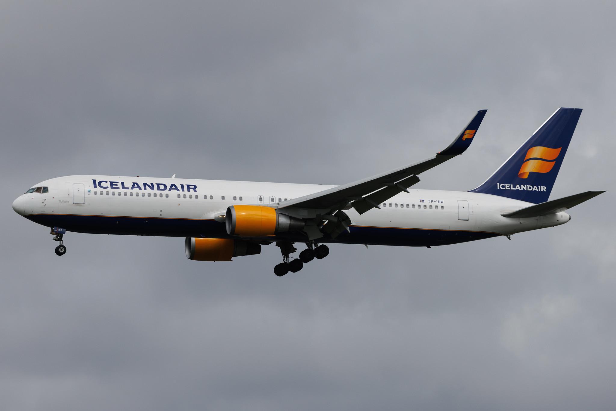 Amsterdam Schiphol: Icelandair (FI / ICE) | Boeing 767-319(ER) B763 | TF-ISW | MSN 28745