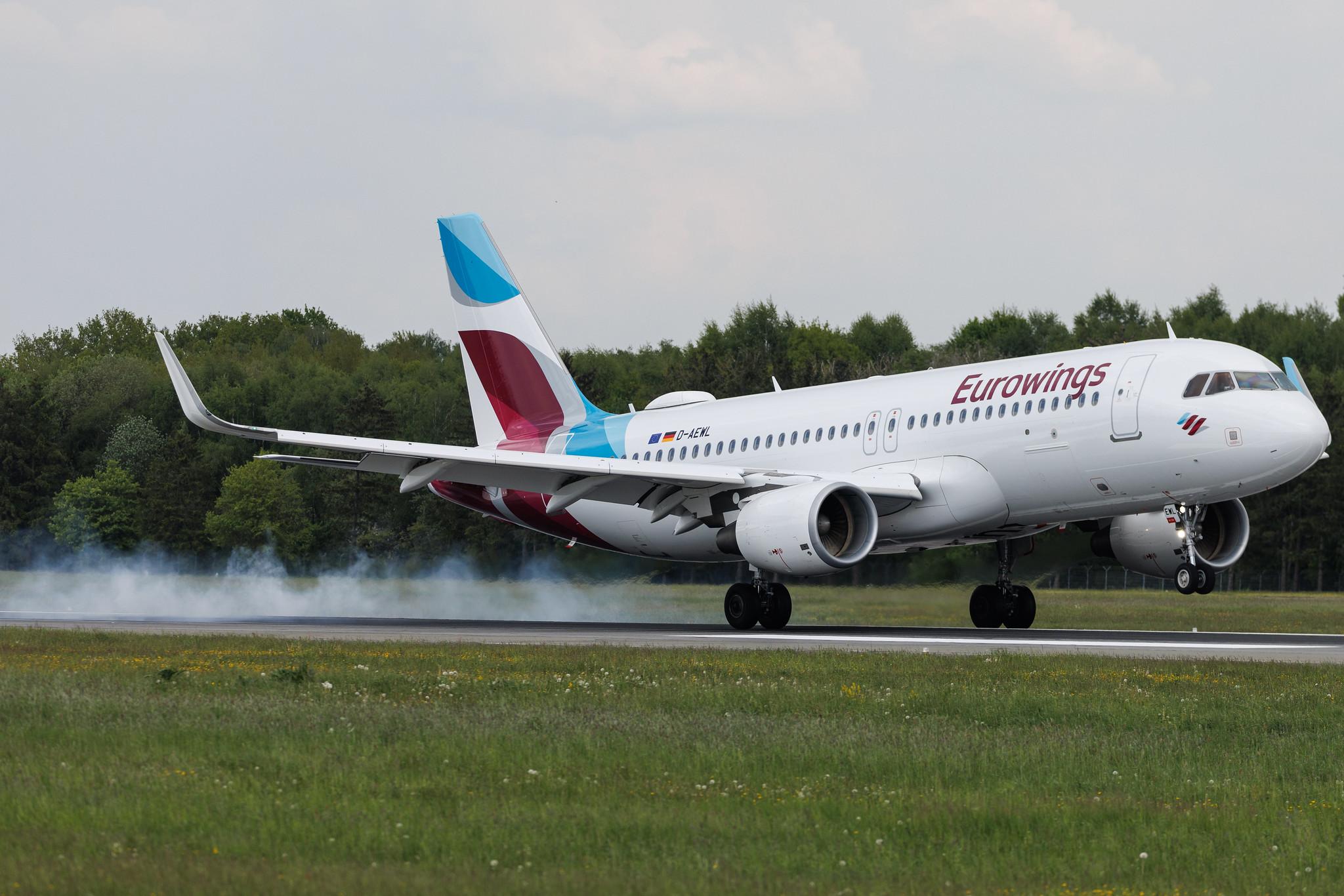 Hamburg Airport: Eurowings (EW / EWG) | Airbus A320-214 A320 | D-AEWL | MSN 7263
