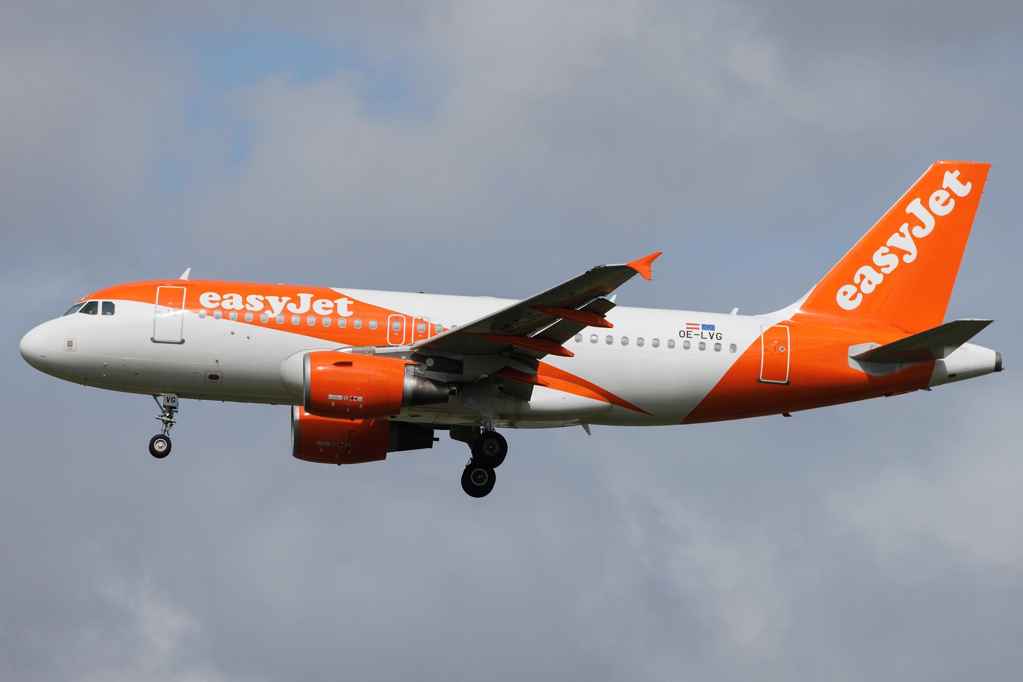 Amsterdam Schiphol: easyJet (U2 / EZY) | Operator: easyJet Europe | Airbus A319-111 A319 | OE-LVG | MSN 02744