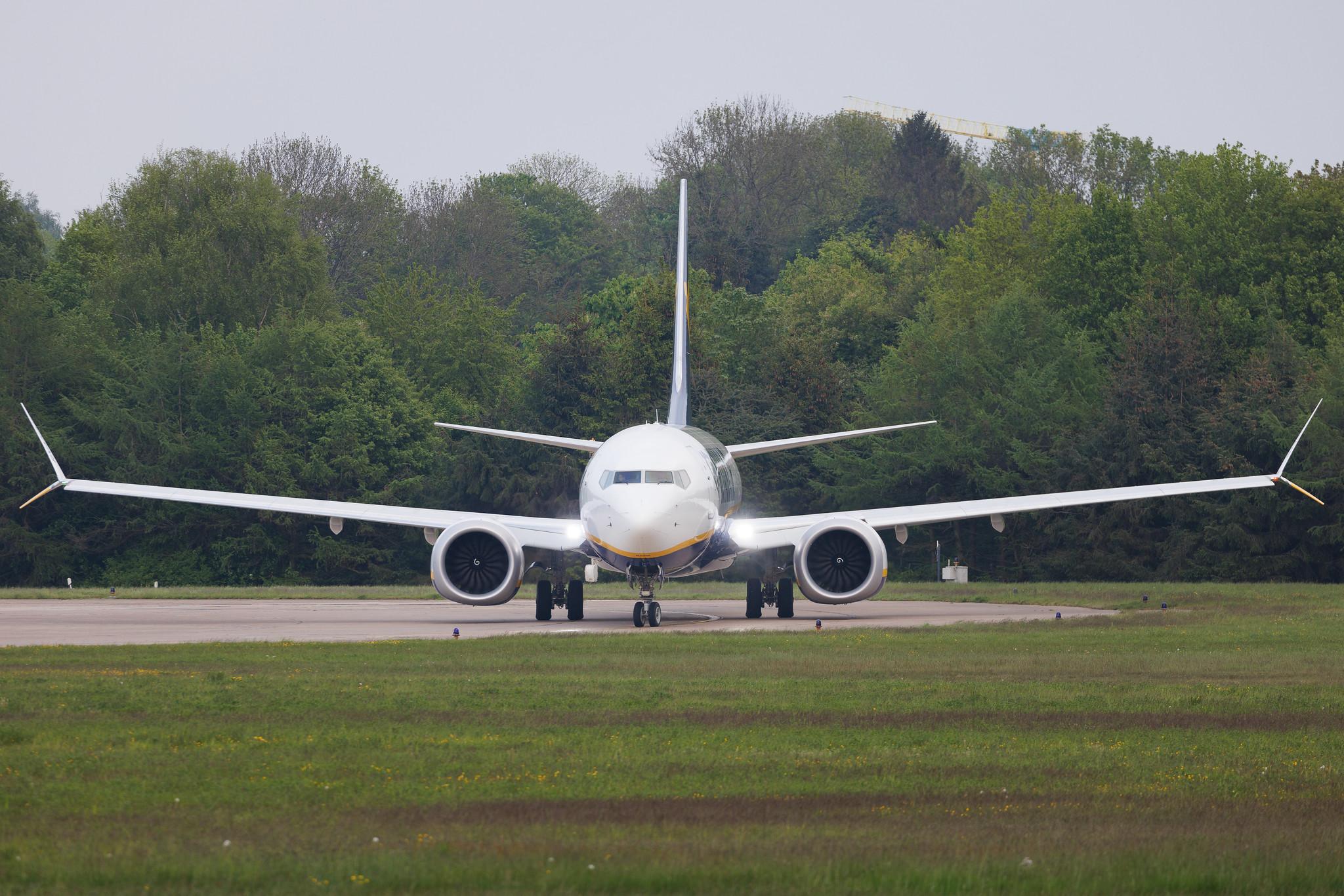 Hamburg Airport: Ryanair (FR / RYR) | Boeing 737 MAX 8-200 B38M | EI-HGW | MSN 65085