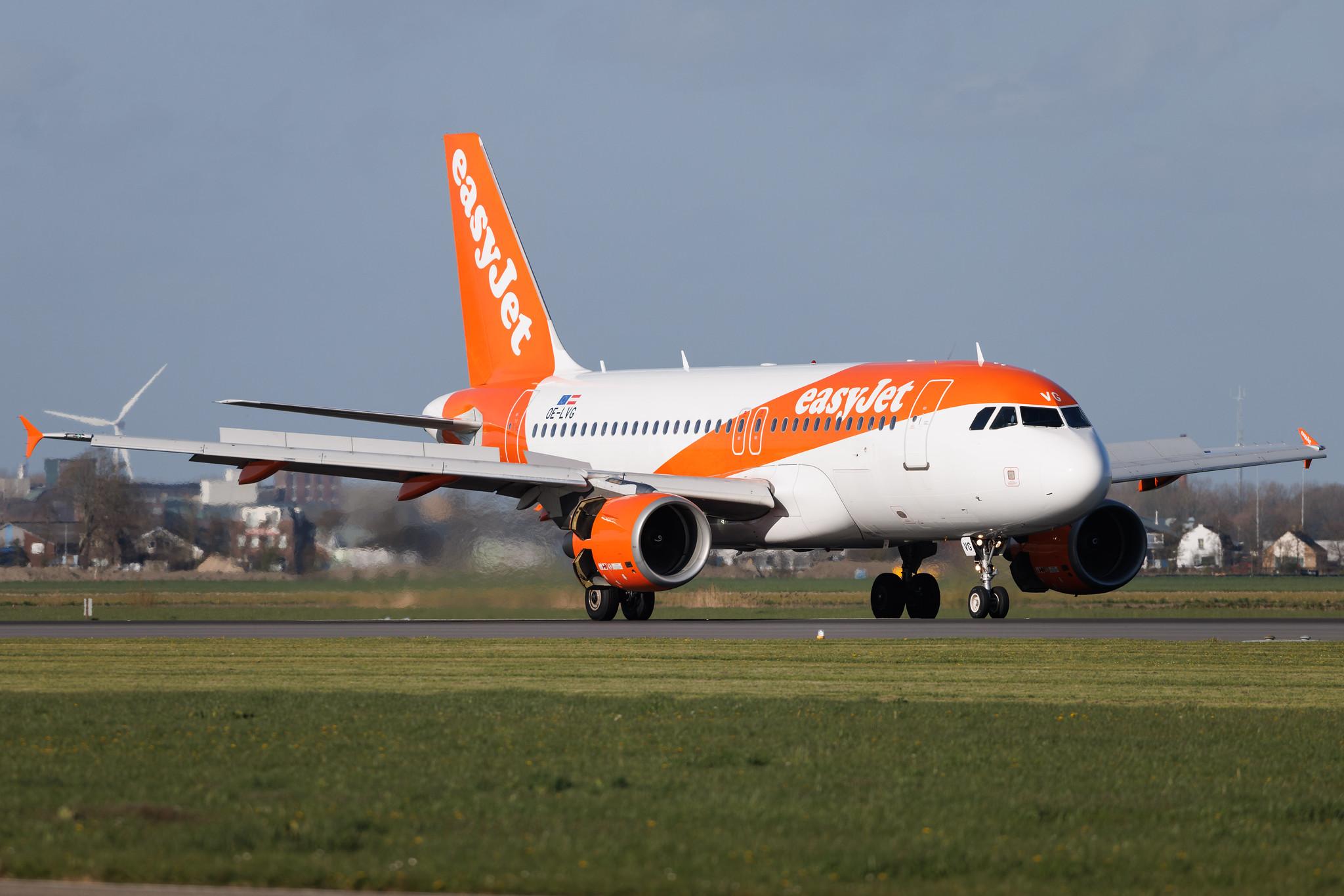 Amsterdam Schiphol: easyJet (U2 / EZY) | Operator: easyJet Europe | Airbus A319-111 A319 | OE-LVG | MSN 02744