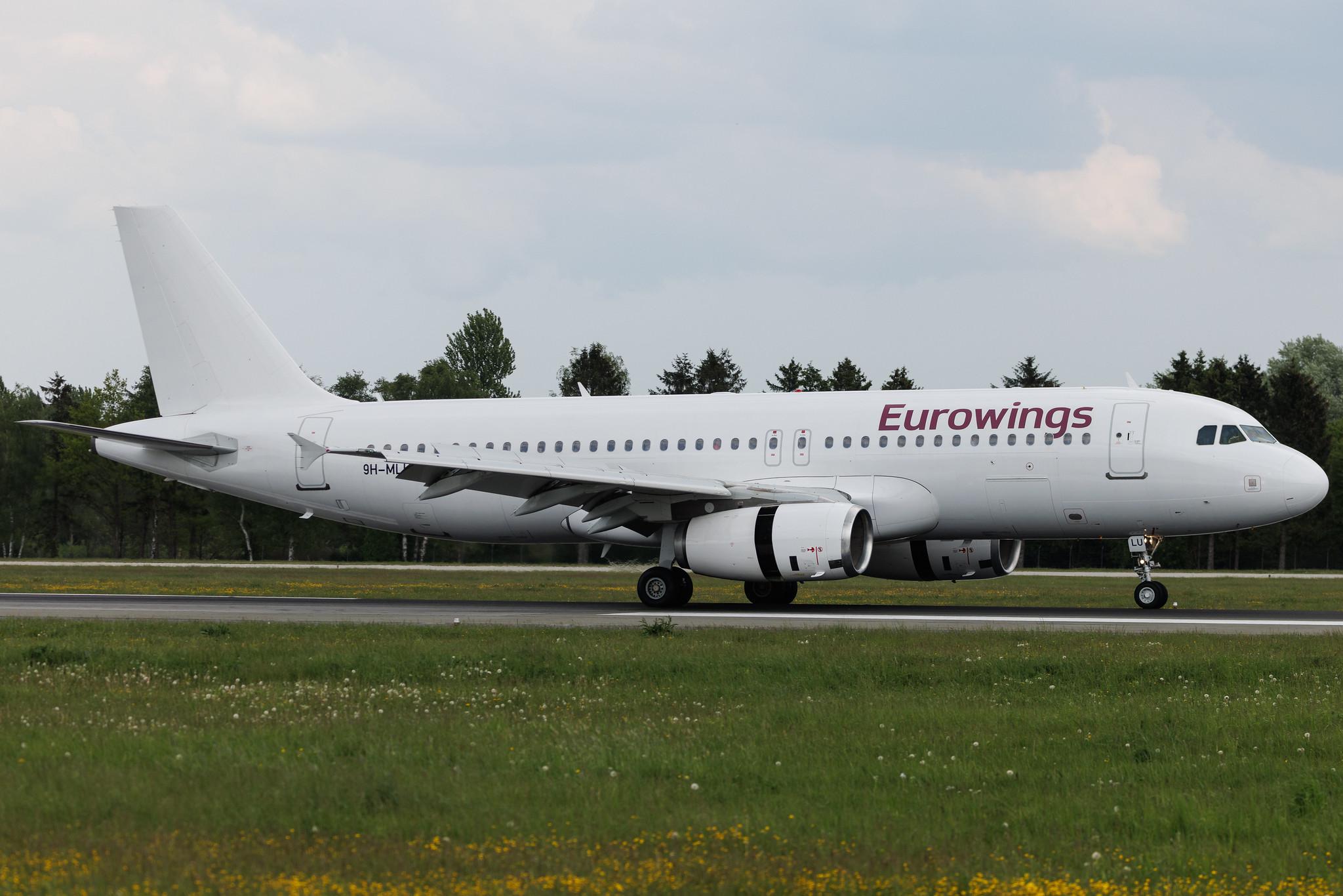 Hamburg Airport: Eurowings (EW / EWG) | Operator: Avion Express Malta | Airbus A320-232 A320 | 9H-MLU | MSN 04621
