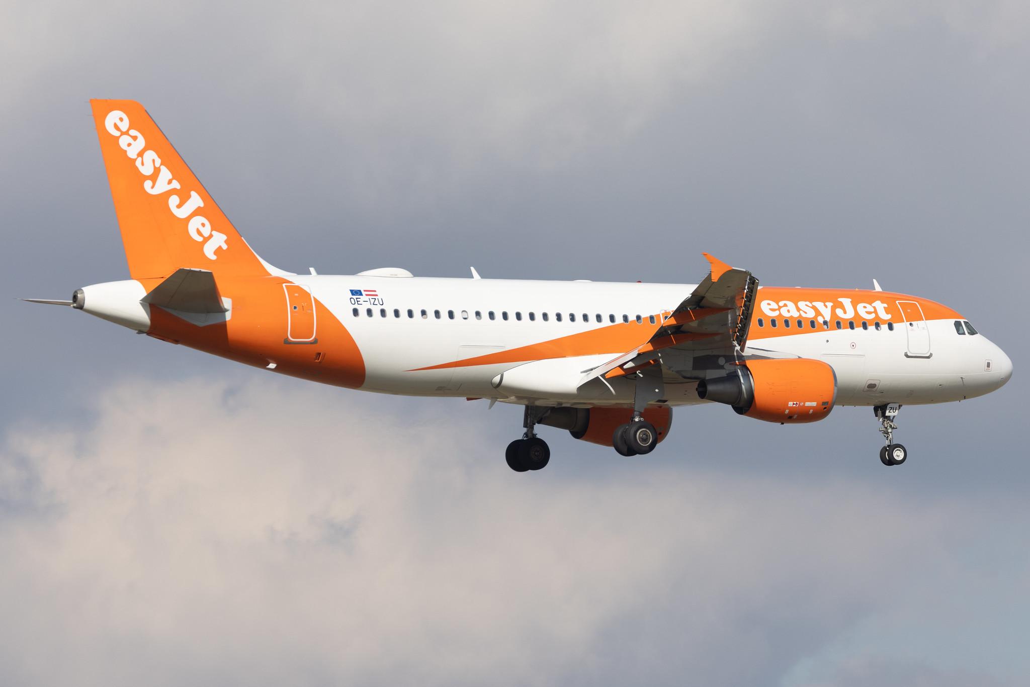 Flughafen Berlin Brandenburg: easyJet (U2 / EZY) | Operator: easyJet Europe | Airbus A320-214 A320 | OE-IZU | MSN 4013