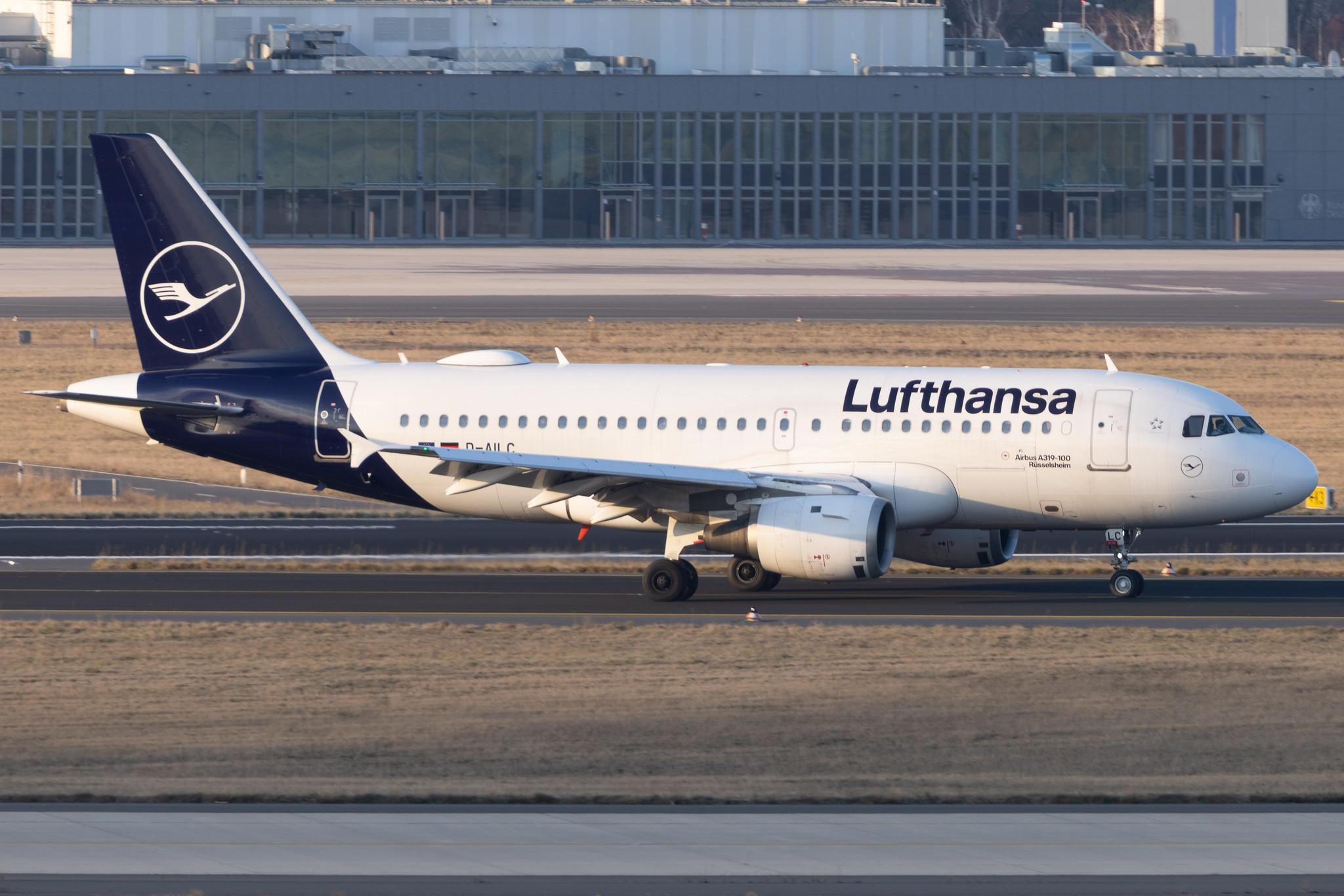 Flughafen Berlin Brandenburg: Lufthansa (LH / DLH) | Airbus A319-114 A319 | D-AILC | MSN 0616