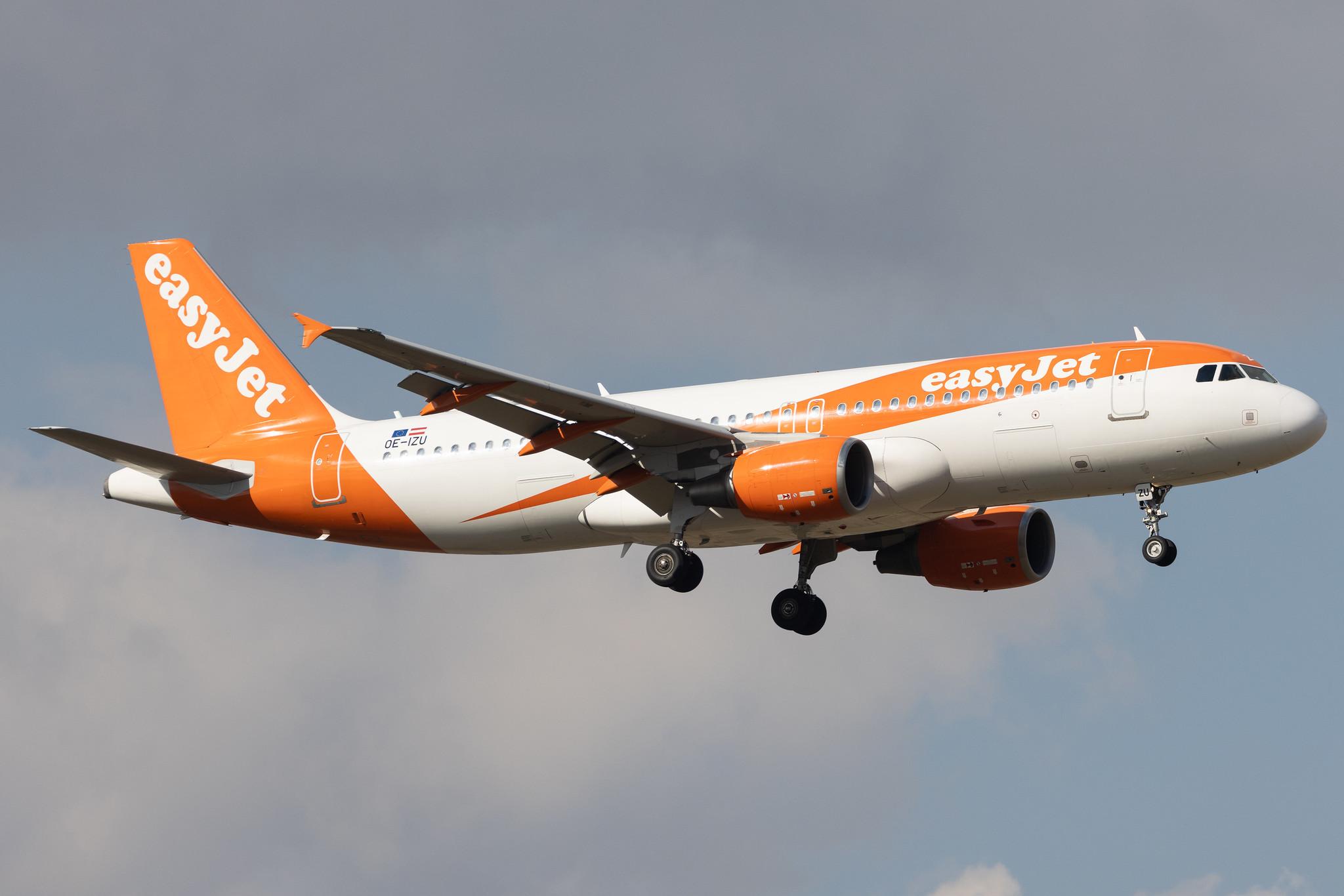 Flughafen Berlin Brandenburg: easyJet (U2 / EZY) | Operator: easyJet Europe | Airbus A320-214 A320 | OE-IZU | MSN 4013