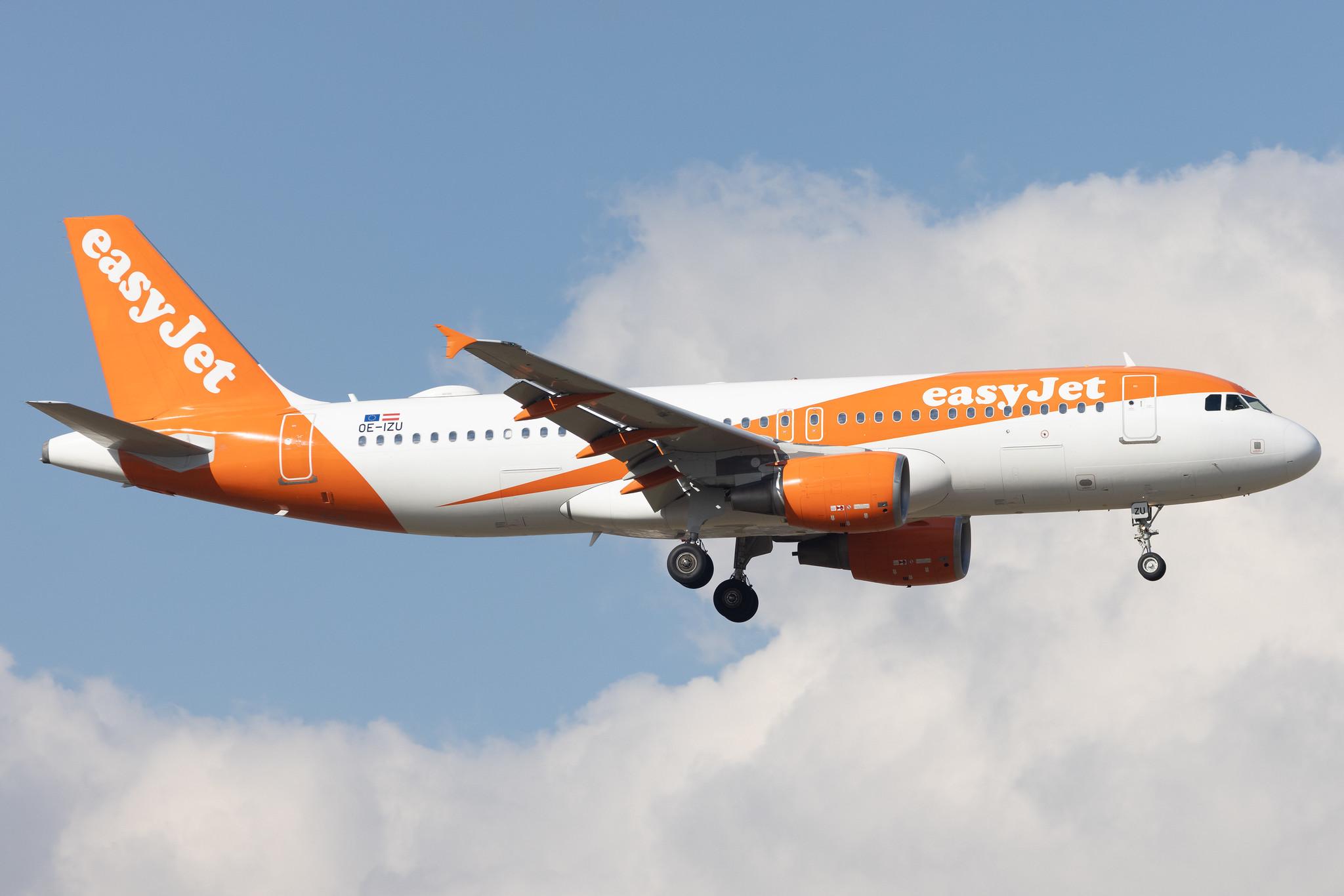 Flughafen Berlin Brandenburg: easyJet (U2 / EZY) | Operator: easyJet Europe | Airbus A320-214 A320 | OE-IZU | MSN 4013