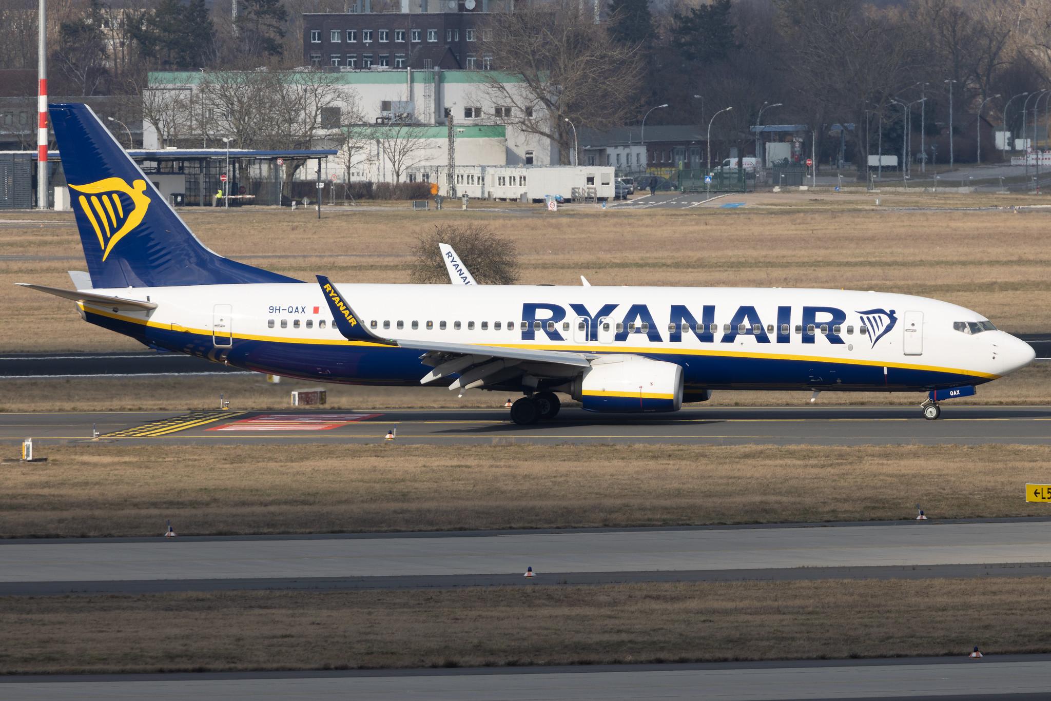 Flughafen Berlin Brandenburg: Ryanair (FR / RYR) | Operator: Malta Air | Boeing 737-8AS B738 | 9H-QAX | MSN 44697