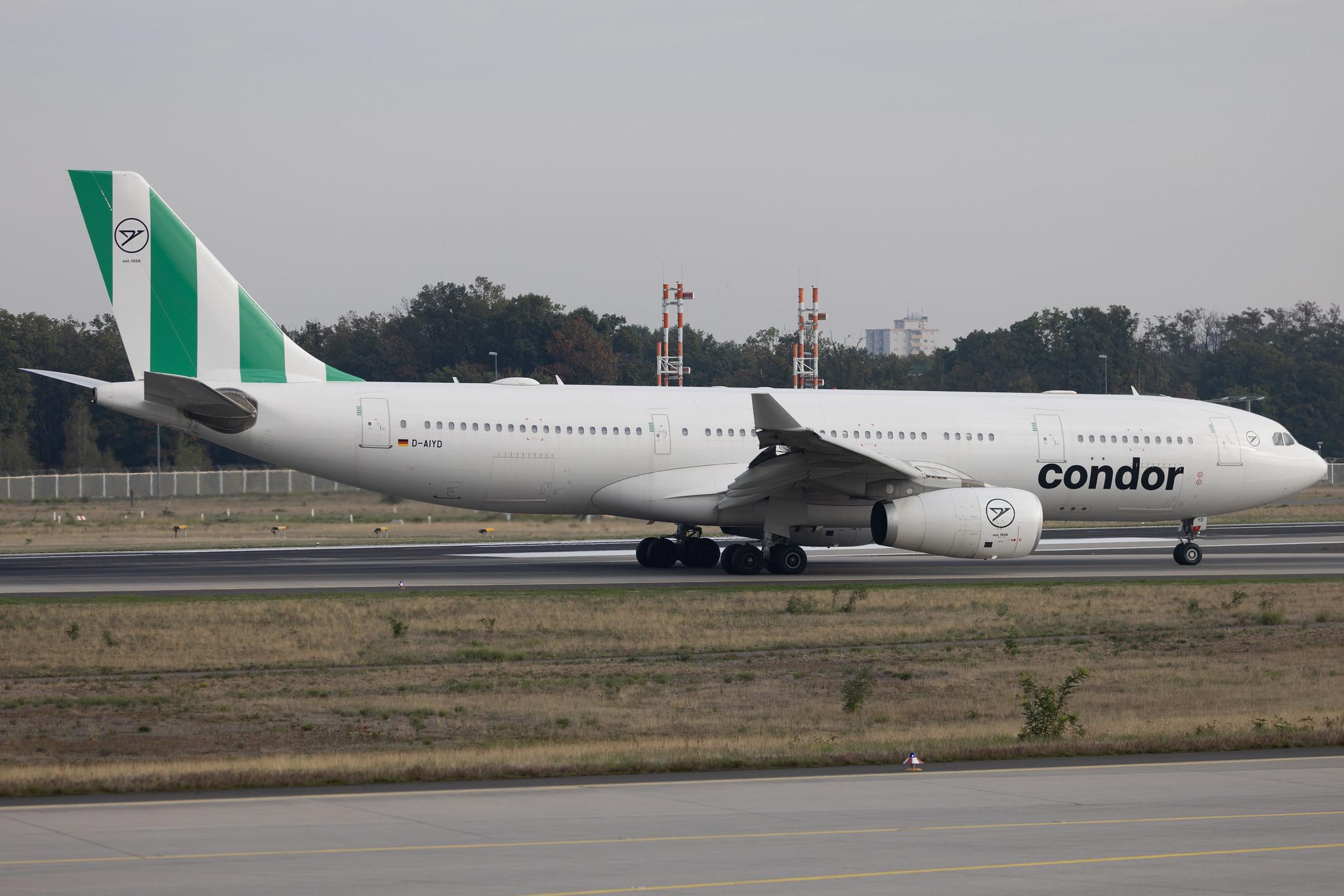 Frankfurt Airport: Condor (DE / CFG) | Airbus A330-243 A332 | D-AIYD | MSN 991