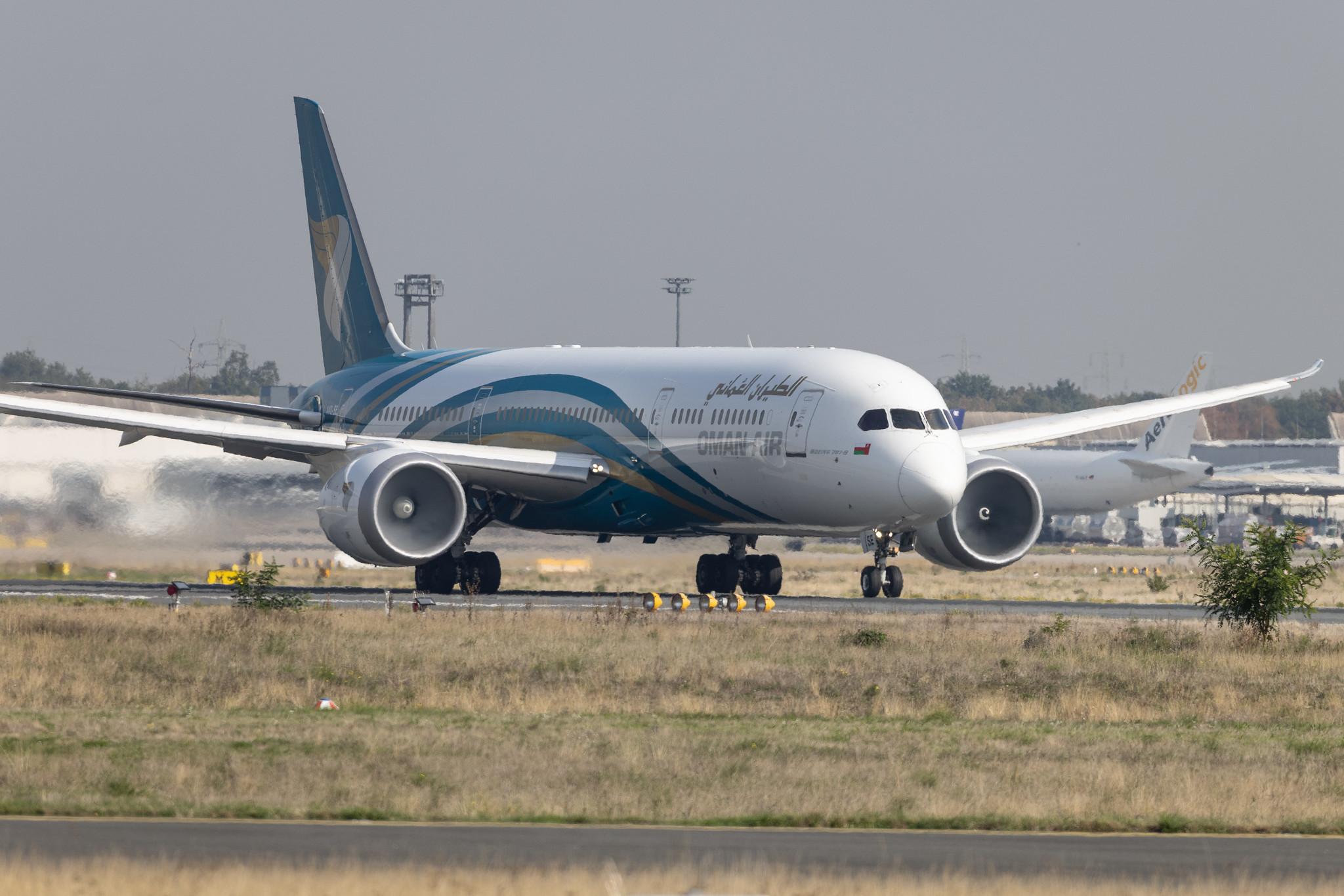 Frankfurt Airport: Oman Air (WY / OMA) | Boeing 787-9 Dreamliner B789 | A4O-SE | MSN 39291