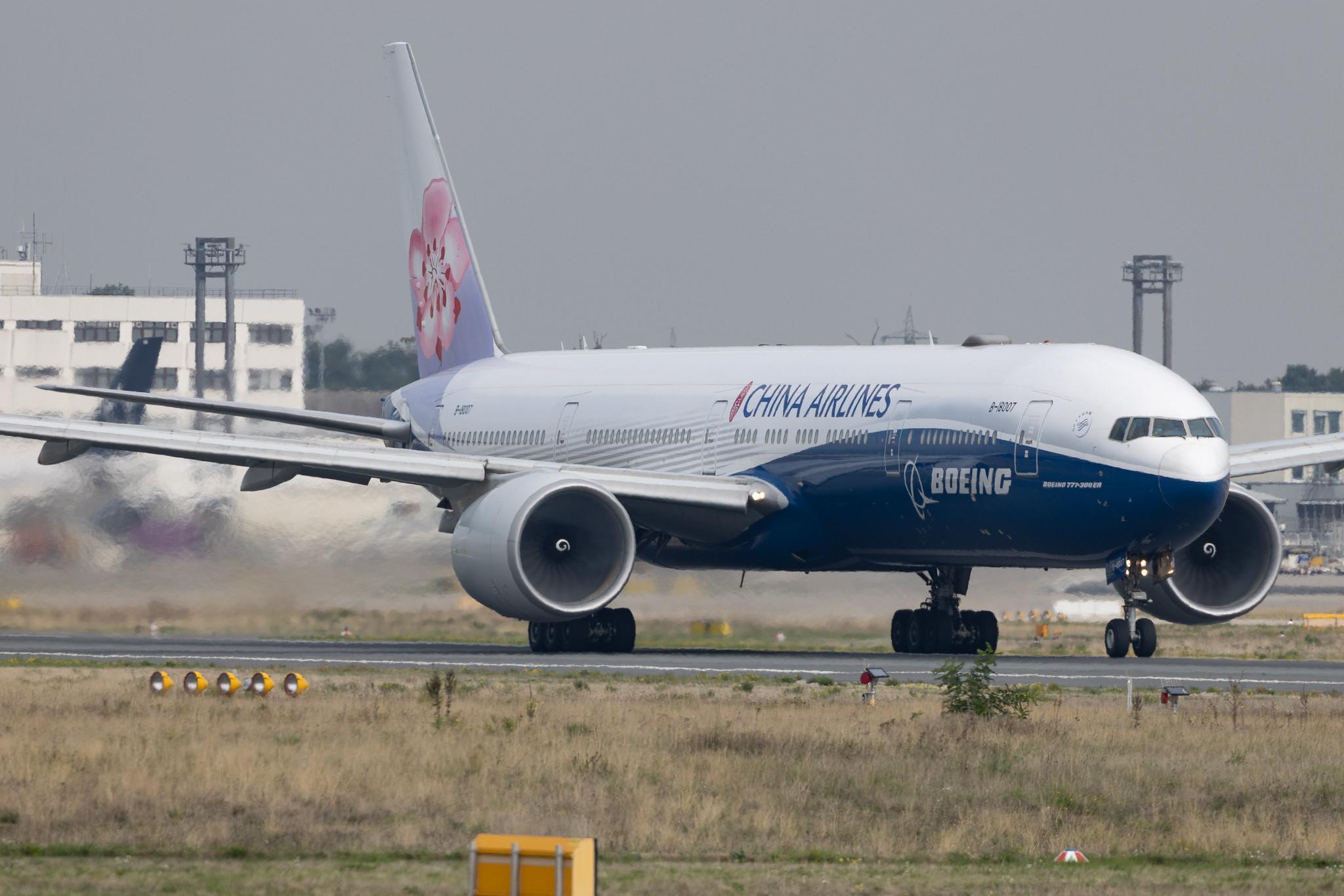 Frankfurt Airport: China Airlines (CI / CAL) | Livery: Boeing Livery | Boeing 777-309(ER) B77W | B-18007 | MSN 43982