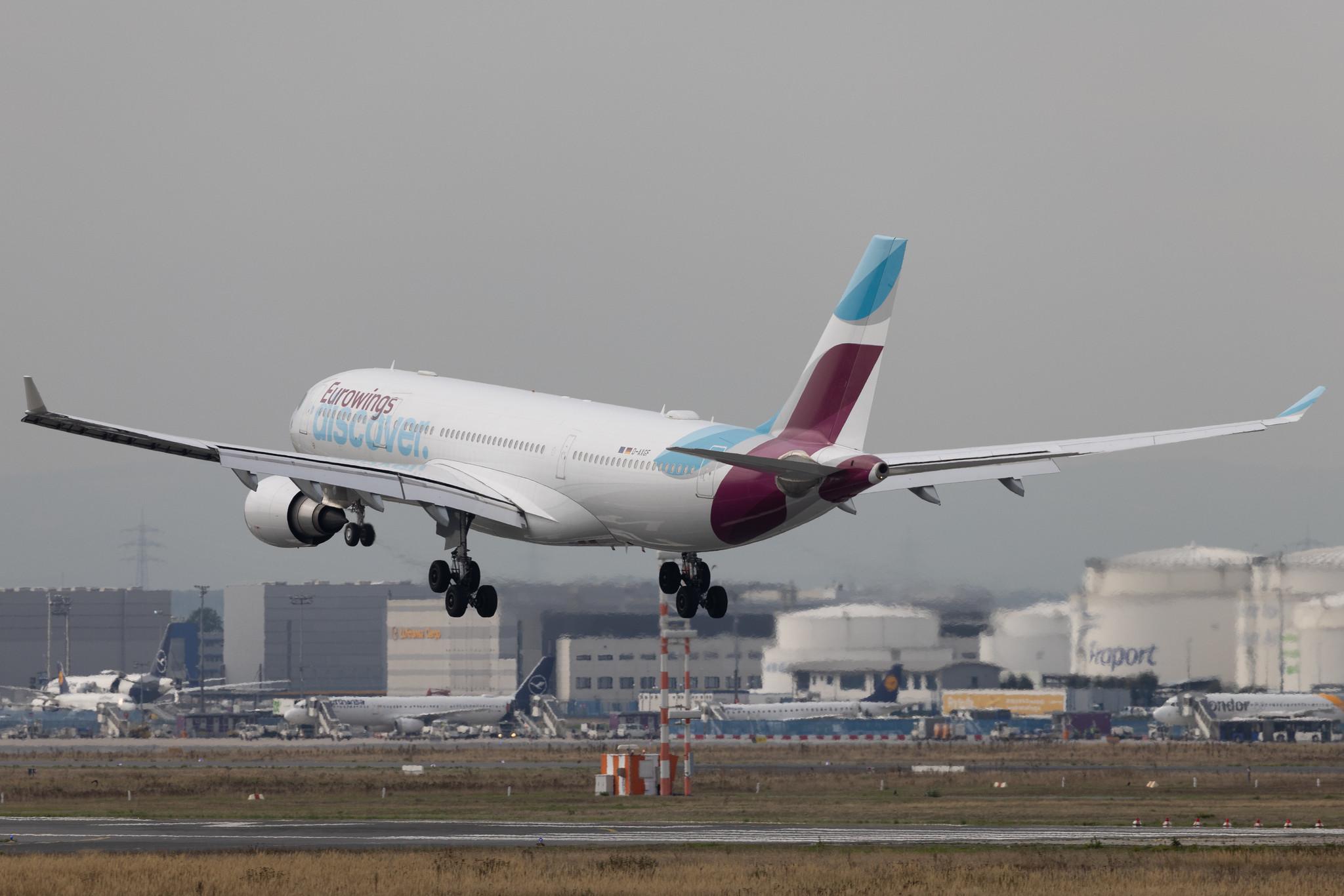 Frankfurt Airport: Eurowings Discover (4Y / OCN) | Airbus A330-203 A332 | D-AXGF | MSN 0616