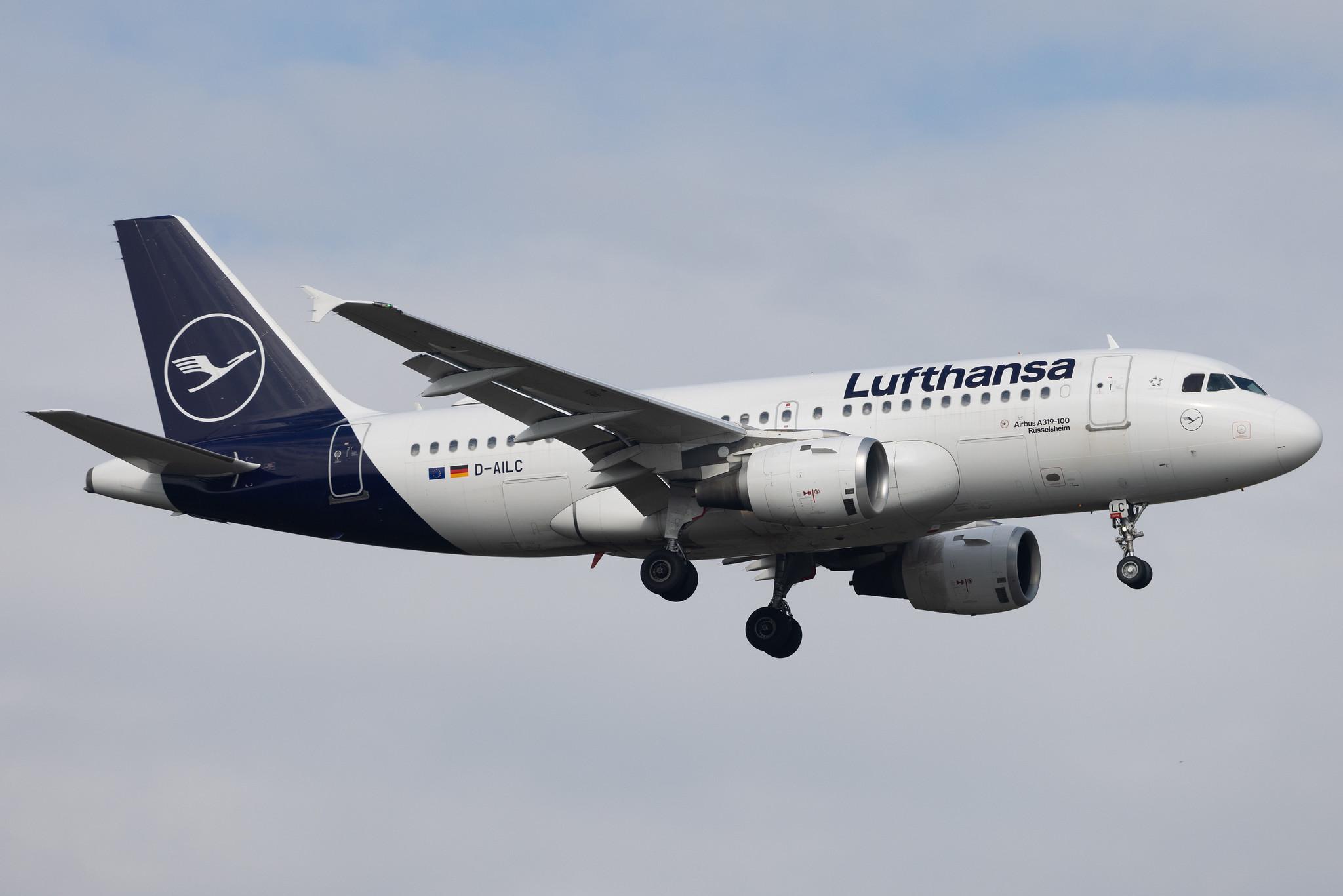 Frankfurt Airport: Lufthansa (LH / DLH) | Airbus A319-114 A319 | D-AILC | MSN 0616