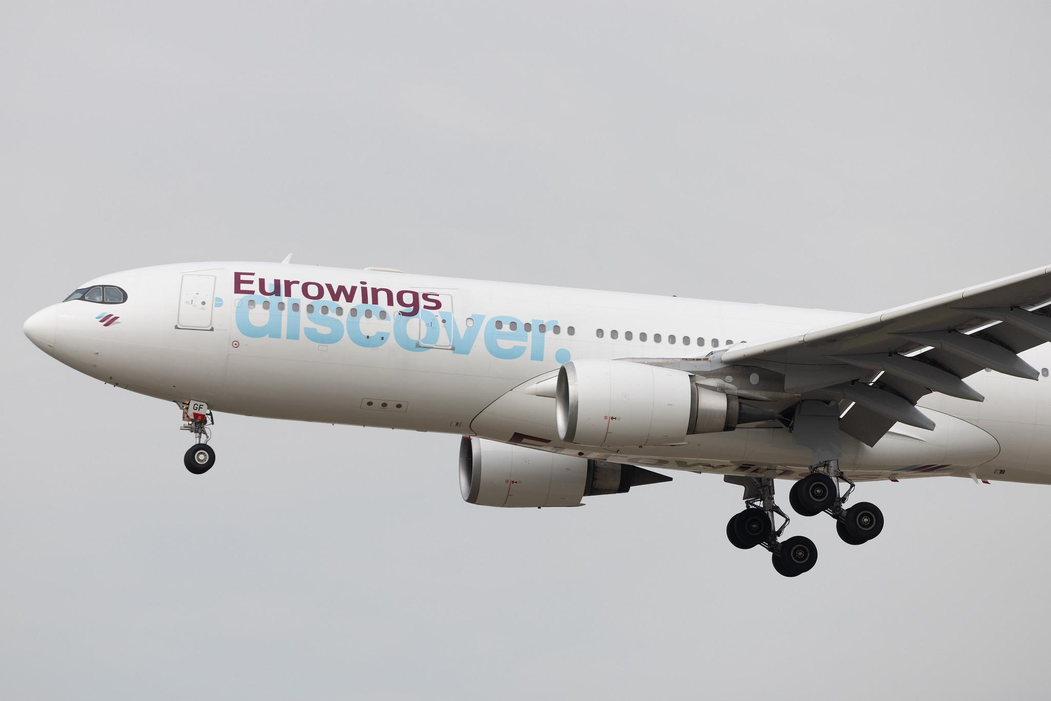 Frankfurt Airport: Eurowings Discover (4Y / OCN) | Airbus A330-203 A332 | D-AXGF | MSN 0616