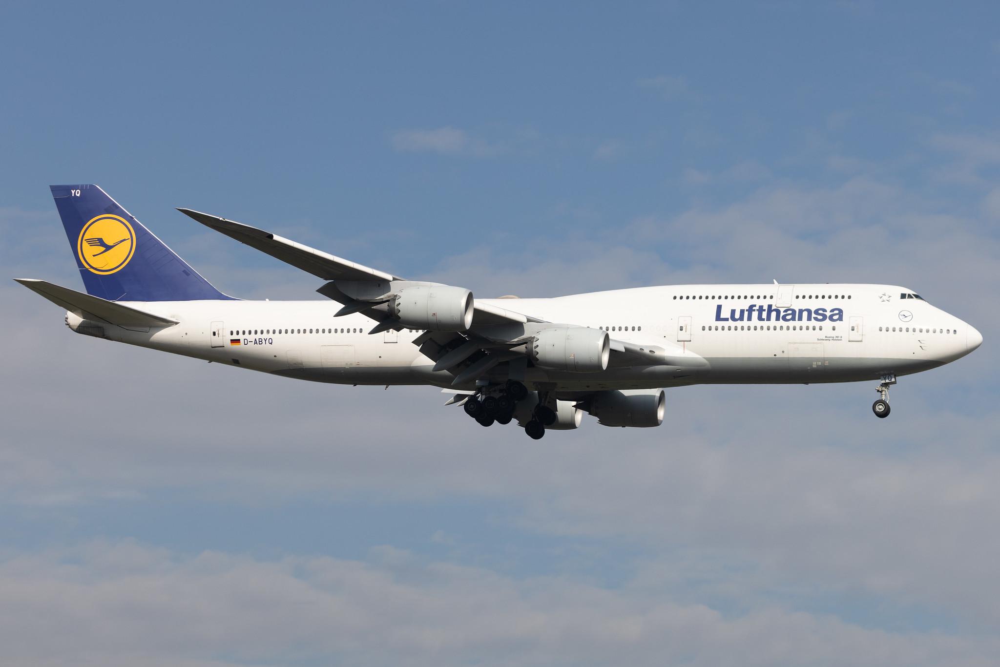 Frankfurt Airport: Lufthansa (LH / DLH) | Boeing 747-830 B748 | D-ABYQ | MSN 37840