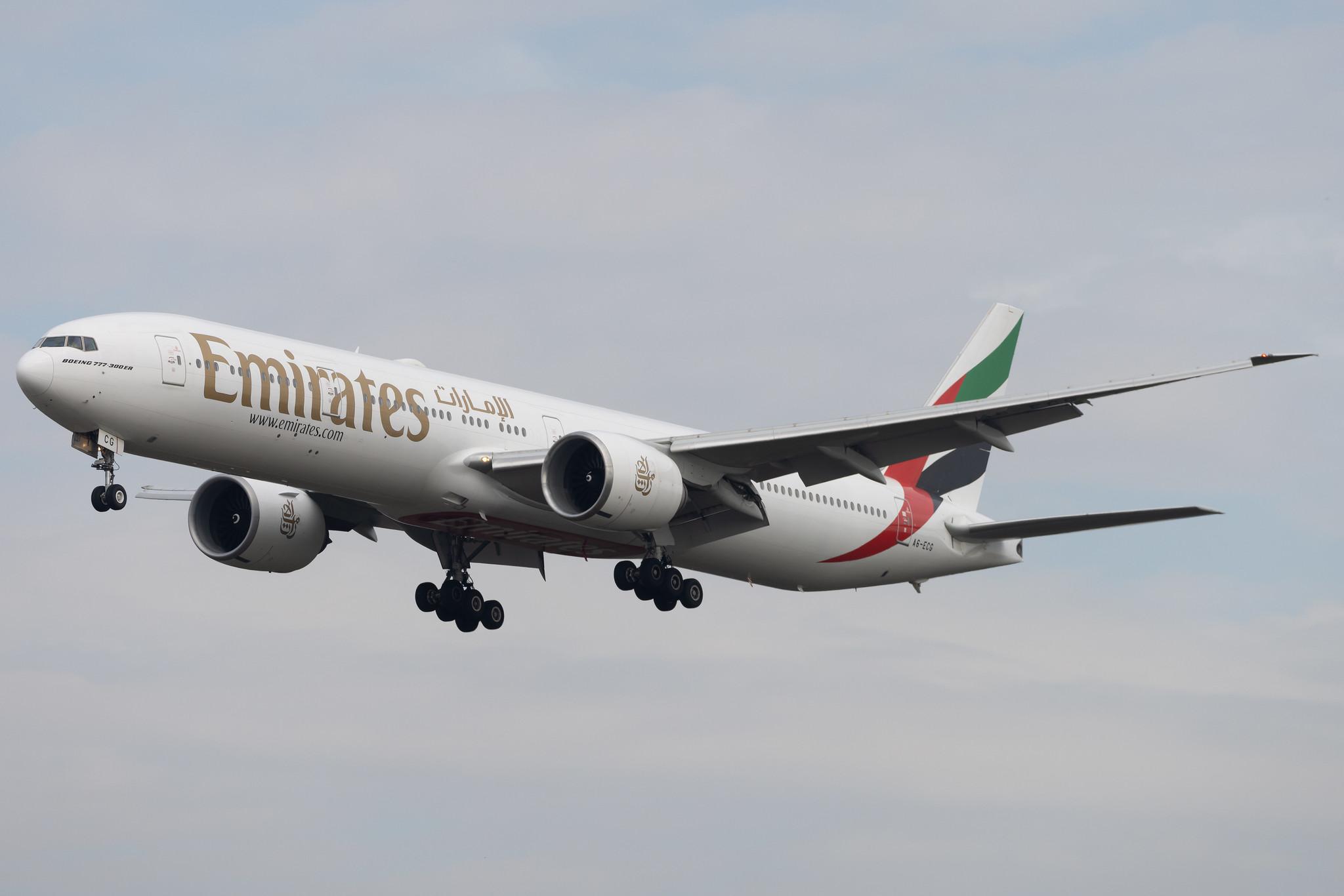 Frankfurt Airport: Emirates (EK / UAE) | Boeing 777-31H(ER) B77W | A6-ECG | MSN 35579