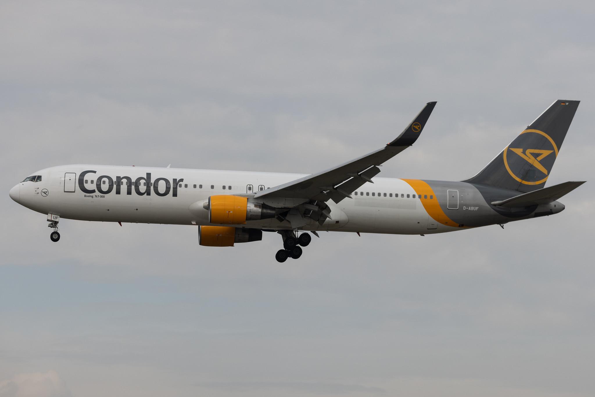 Frankfurt Airport: Condor (DE / CFG) | Boeing 767-330(ER) B763 | D-ABUF | MSN 26985