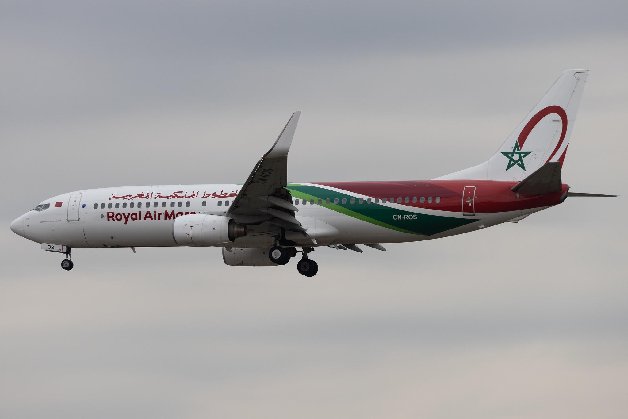 Frankfurt Airport: Royal Air Maroc (AT / RAM) | Boeing 737-8B6 B738 | CN-ROS | MSN 37718