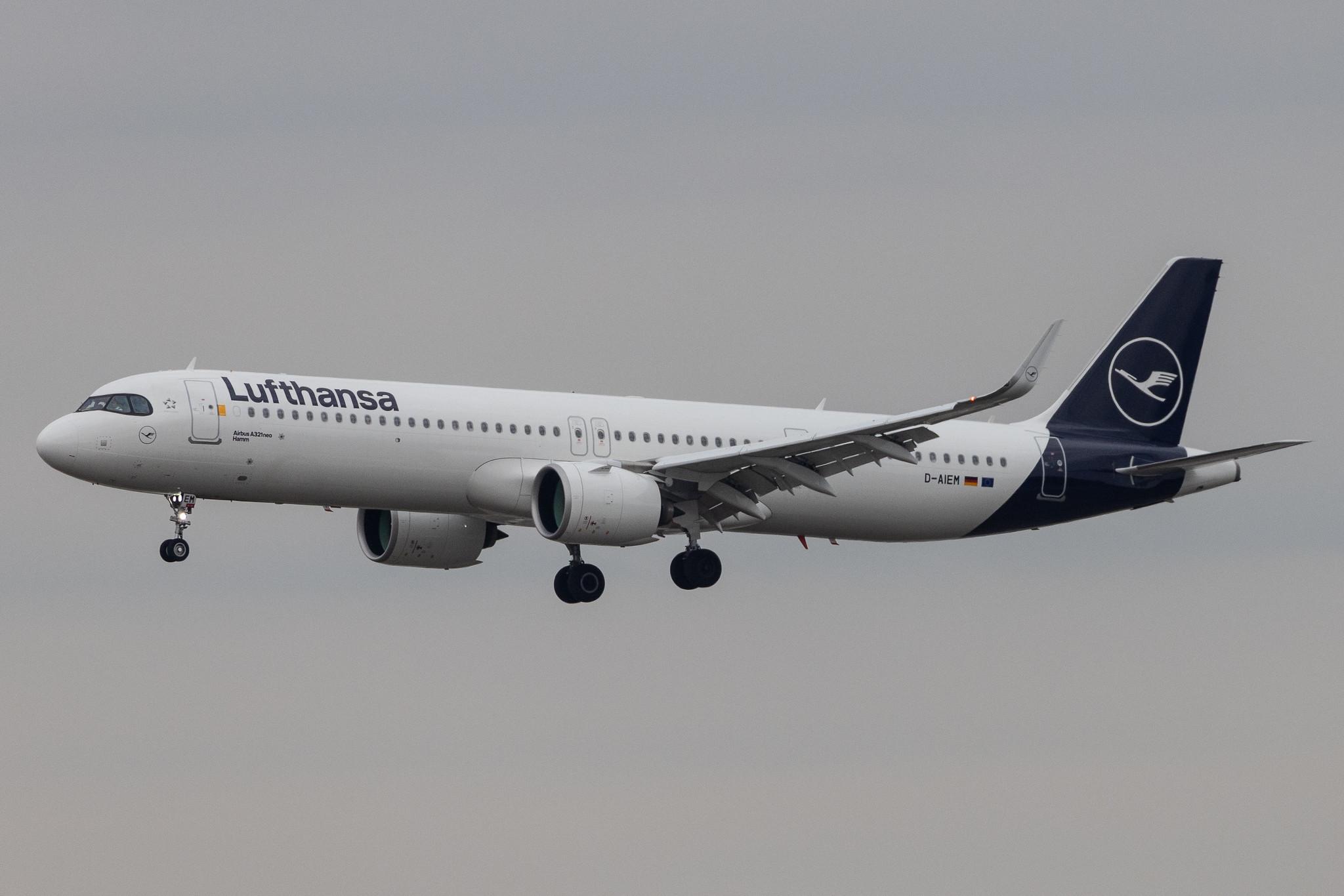 Frankfurt Airport: Lufthansa (LH / DLH) | Airbus A321-271NX A21N | D-AIEM | MSN 10817