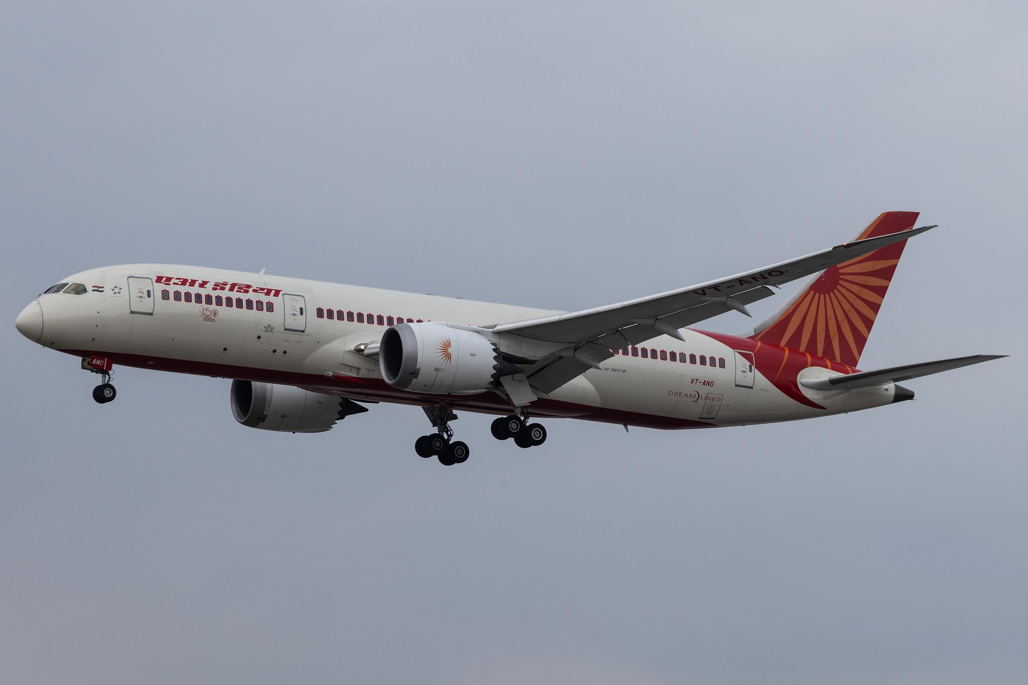 Frankfurt Airport: Air India (AI / AIC) | Boeing 787-8 Dreamliner B788 | VT-ANO | MSN 36286
