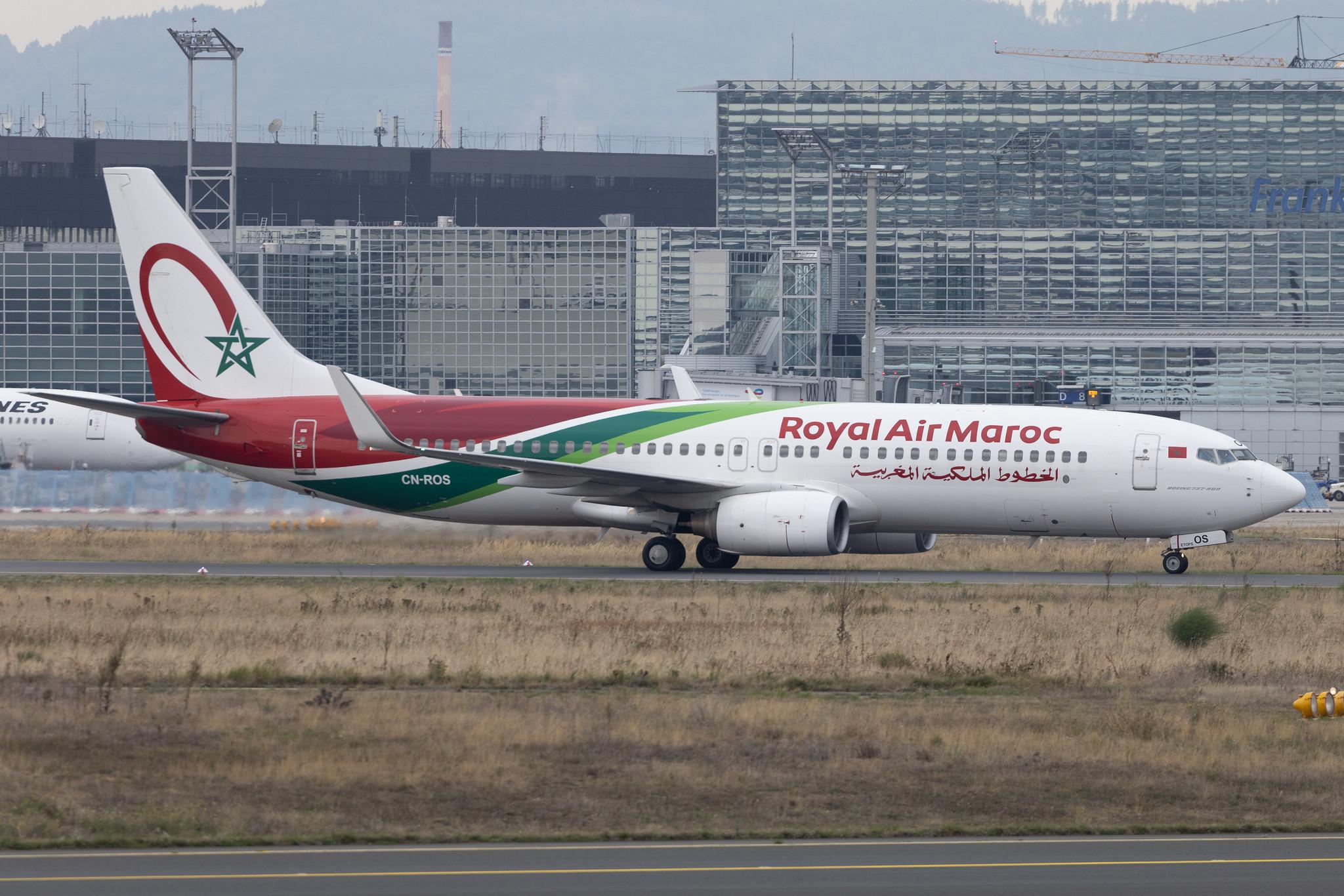 Frankfurt Airport: Royal Air Maroc (AT / RAM) | Boeing 737-8B6 B738 | CN-ROS | MSN 37718