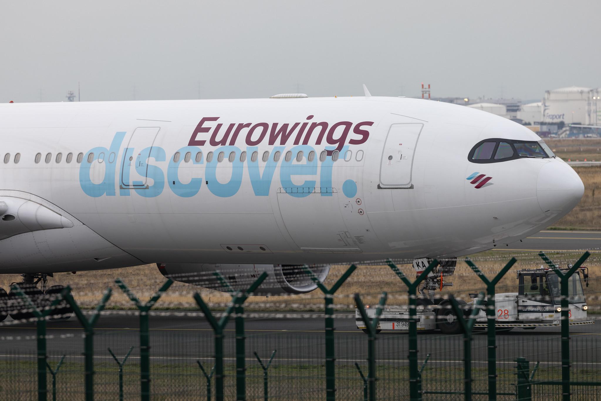 Frankfurt Airport: Eurowings Discover (4Y / OCN) | Airbus A330-343 A333 | D-AIKA | MSN 0570