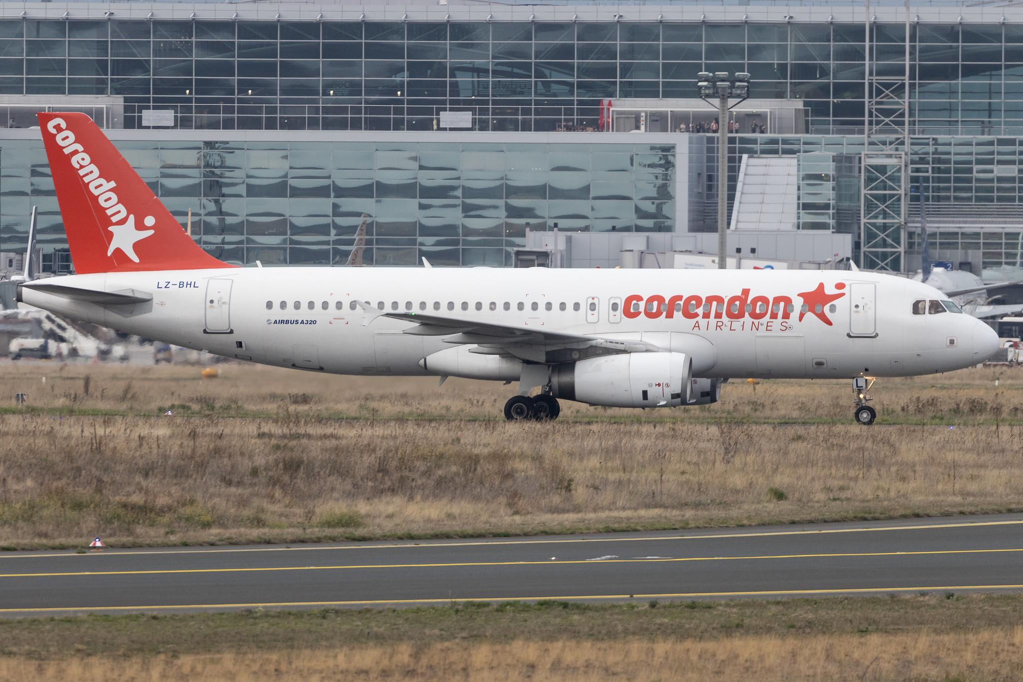 Frankfurt Airport: Corendon Airlines (XC / CAI) | Operator: BH Air | Airbus A320-232 A320 | LZ-BHL | MSN 2987