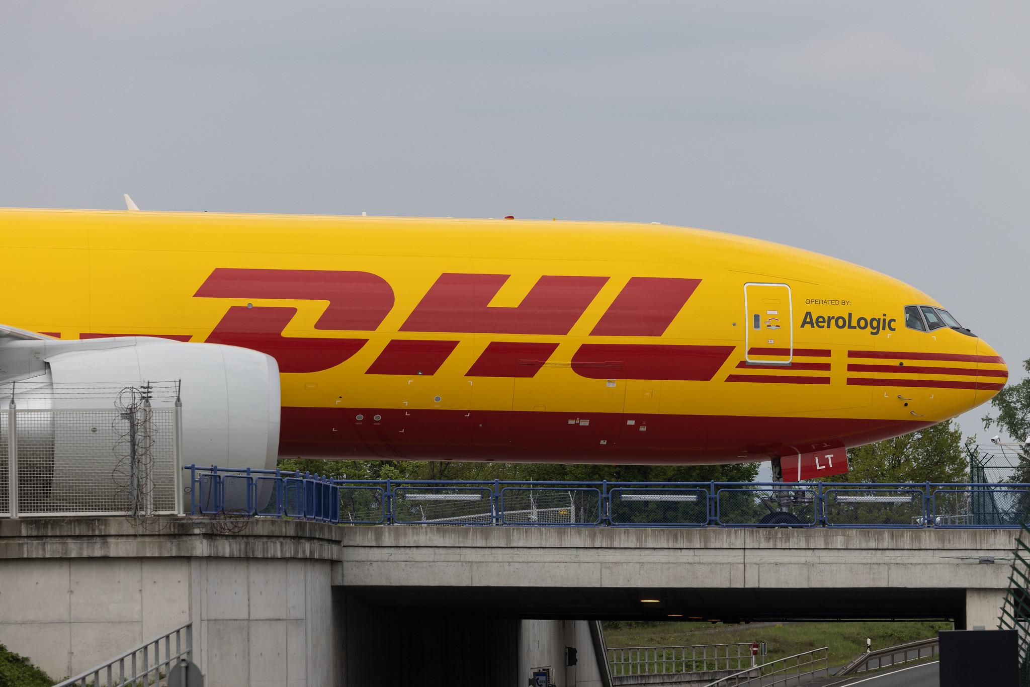 Frankfurt Airport: DHL (D0 / DHK) | Operator: AeroLogic | Boeing 777-F B77L | D-AALT | MSN 66863