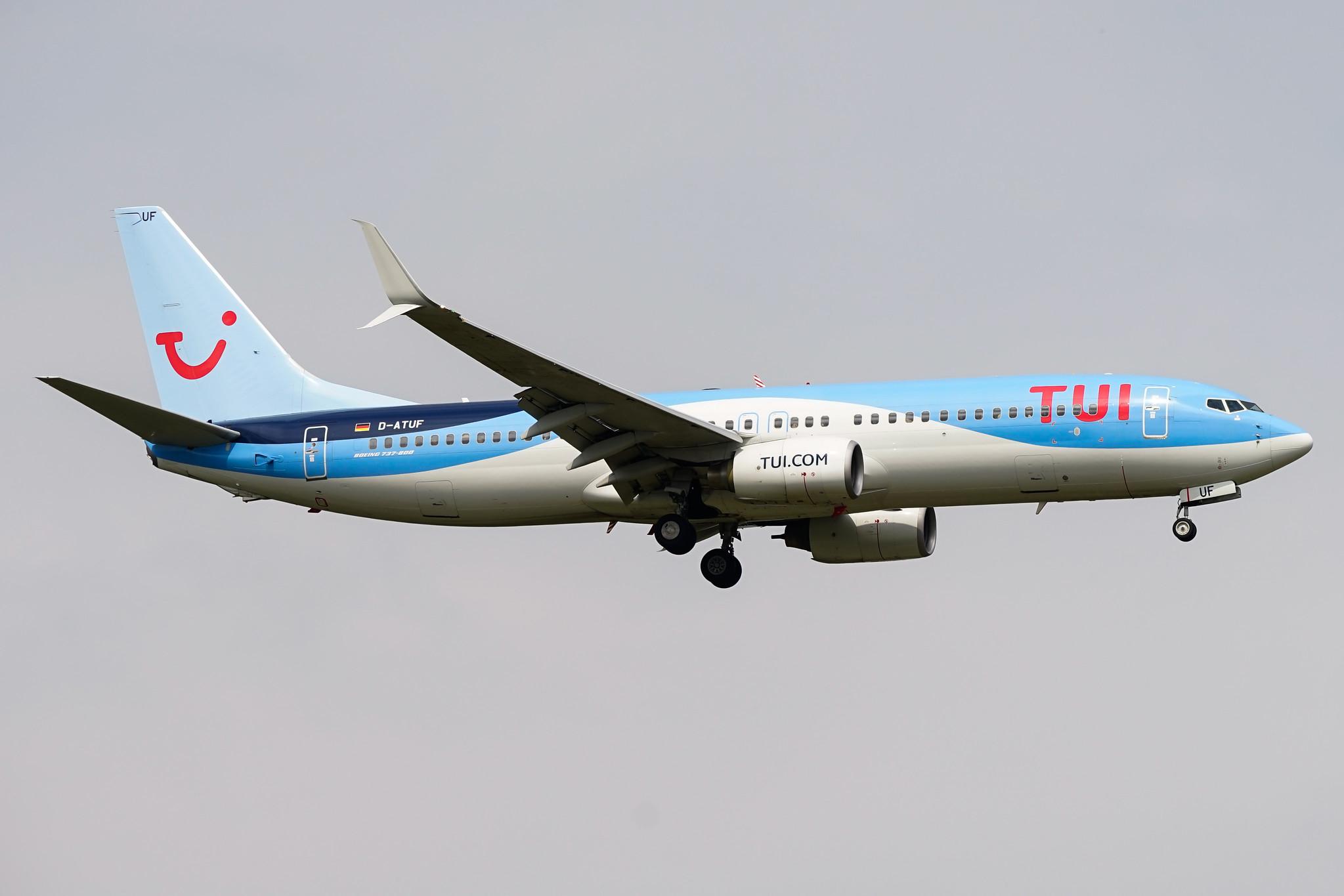 Frankfurt Airport: TUI (X3 / TUI) | Operator: TUI fly | Boeing 737-8K5 B738 | D-ATUF | MSN 34687