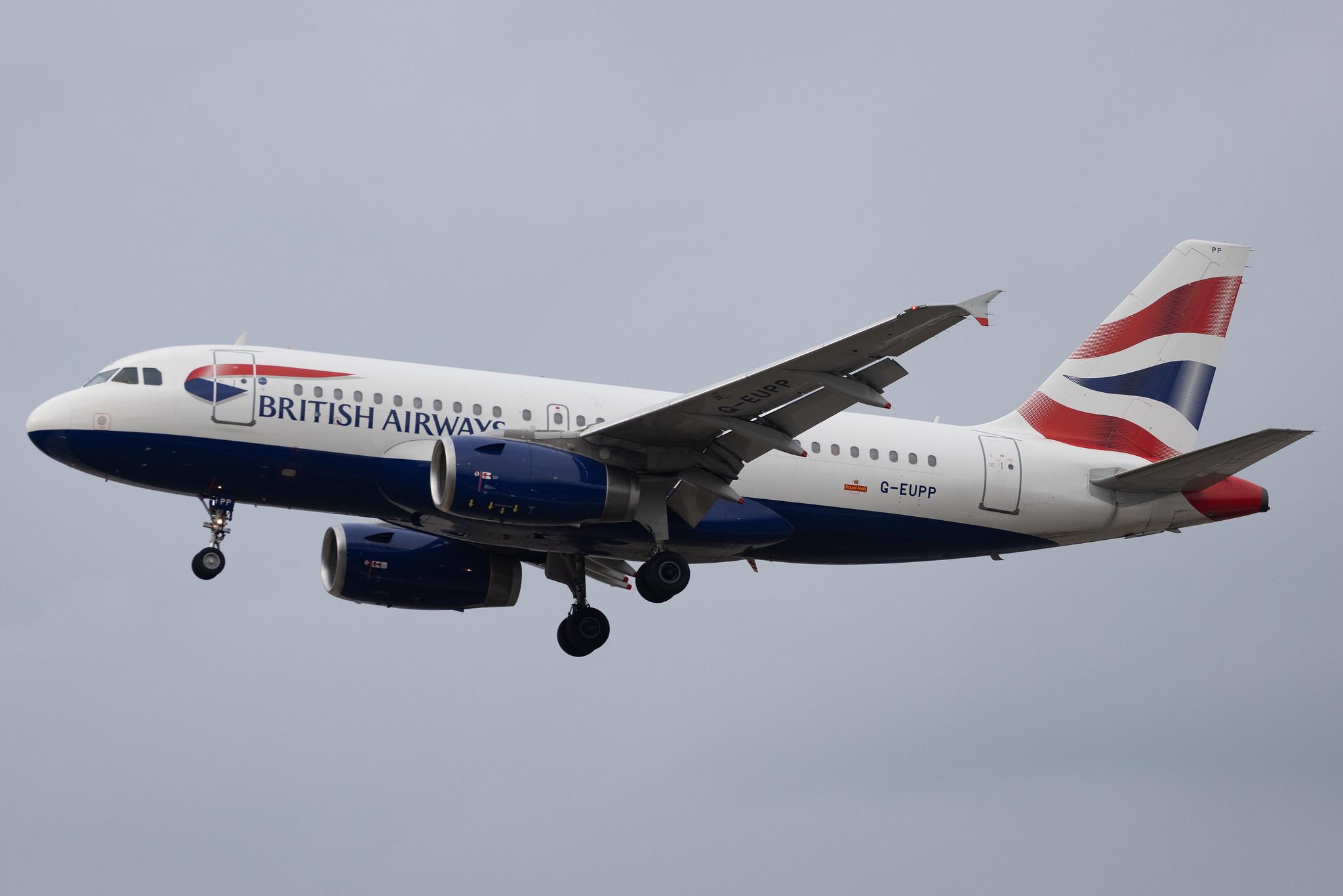 Frankfurt Airport: British Airways (BA / BAW) | Airbus A319-131 A319 | G-EUPP | MSN 1295