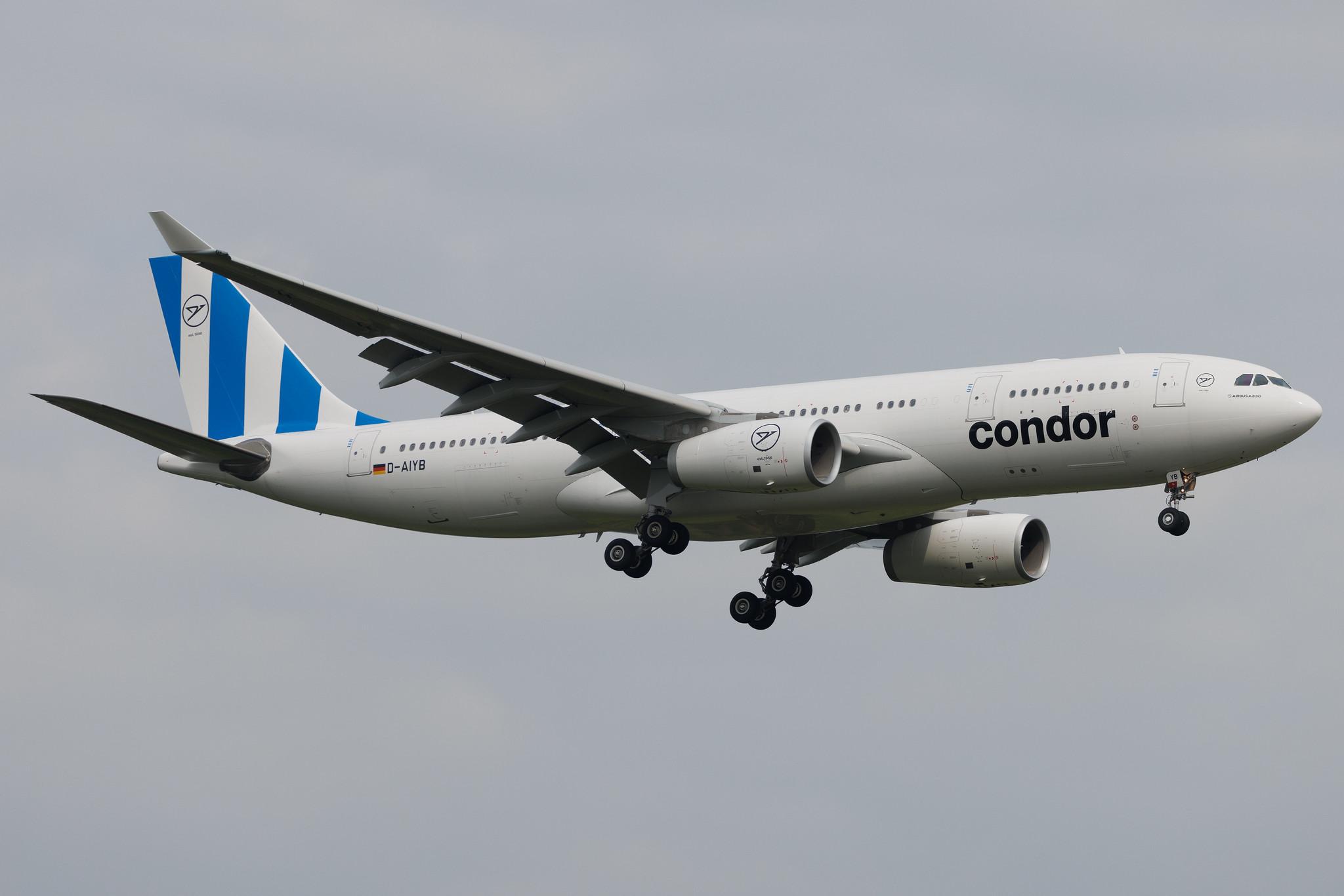 Frankfurt Airport: Condor (DE / CFG) | Airbus A330-243 A332 | D-AIYB | MSN 852