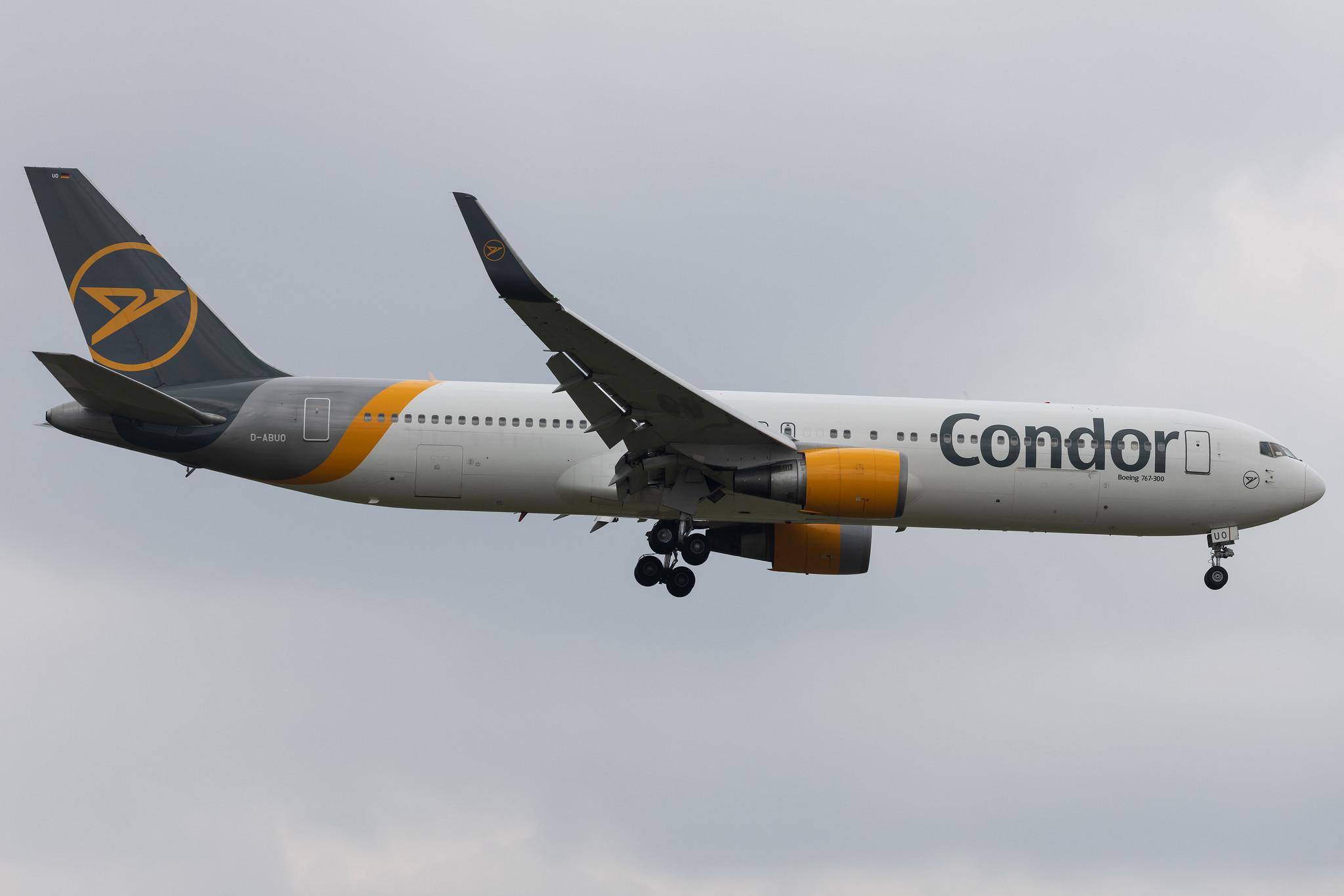 Frankfurt Airport: Condor (DE / CFG) | Boeing 767-3Q8(ER) B763 | D-ABUO | MSN 29387