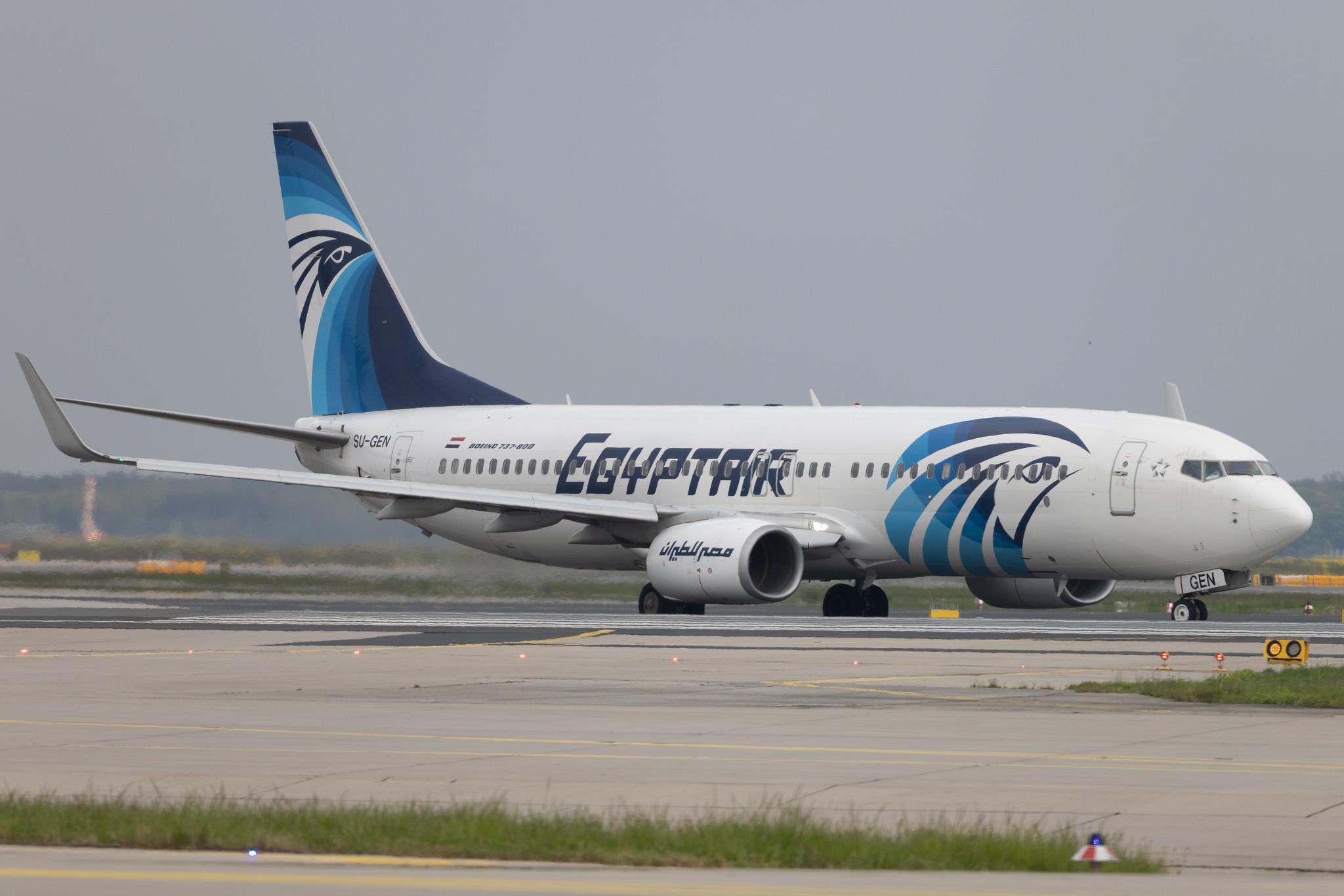 Frankfurt Airport: EgyptAir (MS / MSR) | Boeing 737-866 B738 | SU-GEN | MSN 63806
