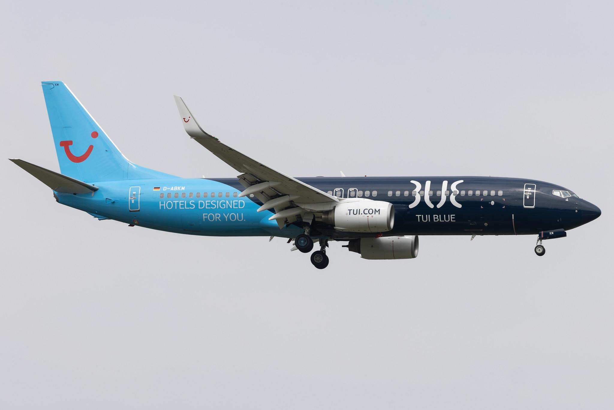 Frankfurt Airport: TUI (X3 / TUI) | Livery: TUI Blue Livery | Operator: TUI fly | Boeing 737-86J B738 | D-ABKM | MSN 37755