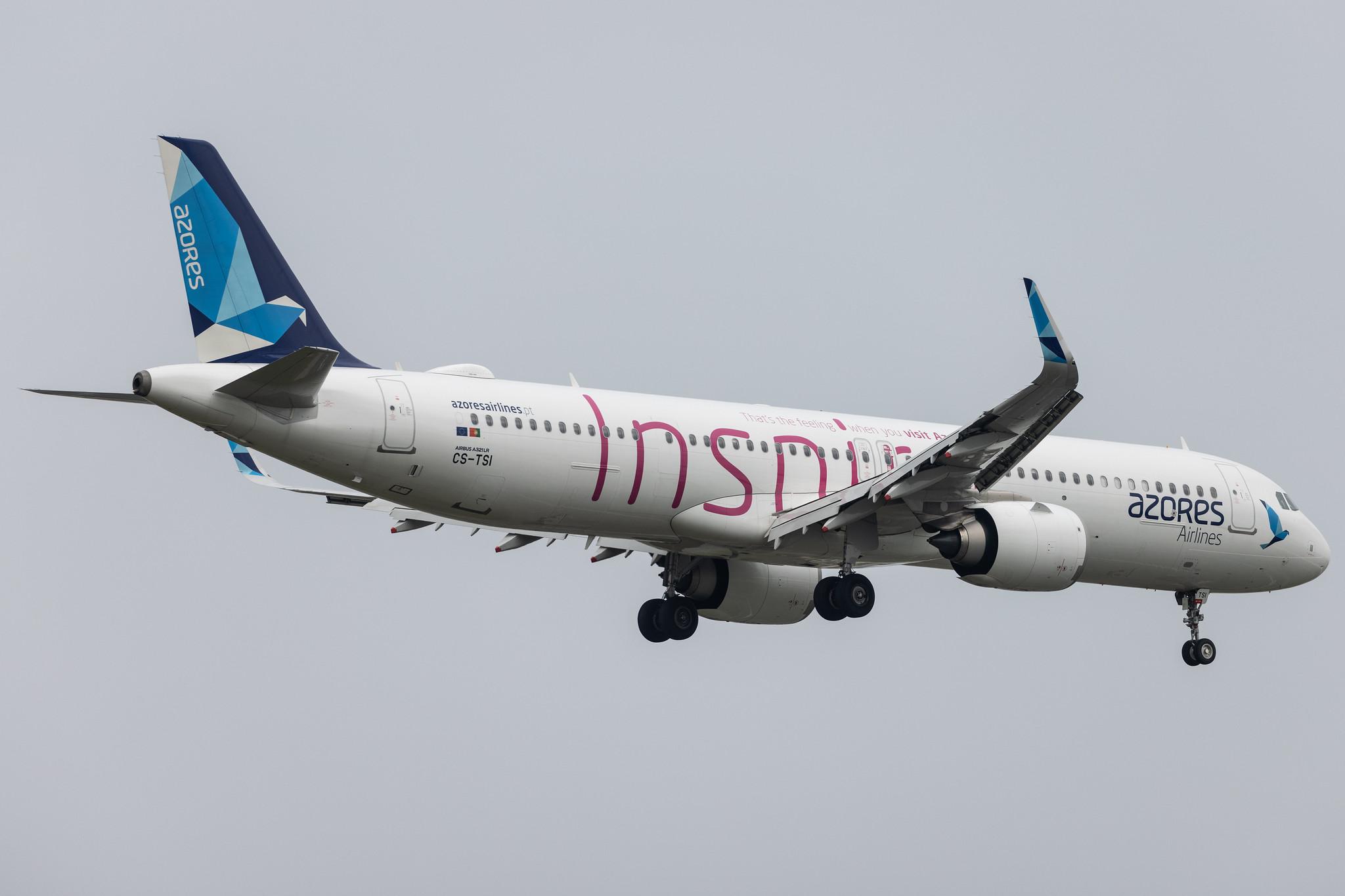 Frankfurt Airport: Azores Airlines (S4 / RZO) | Livery: Inspire Livery | Airbus A321-253NX A21N | CS-TSI | MSN 10074
