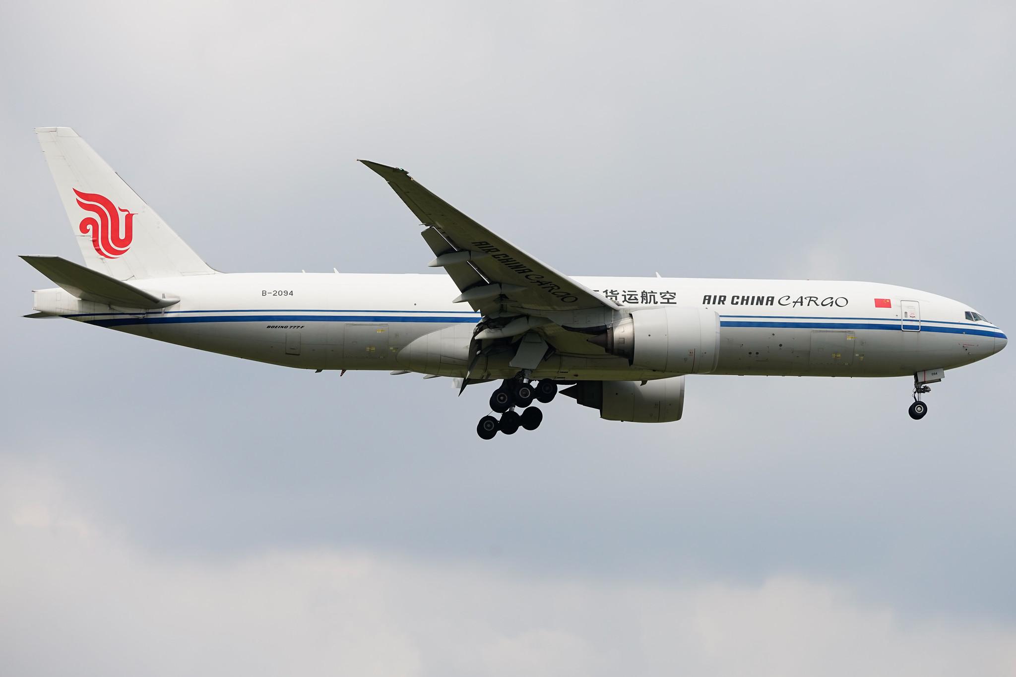 Frankfurt Airport: Air China Cargo (/ CAO) | Boeing 777-FFT B77L | B-2094 | MSN 44685