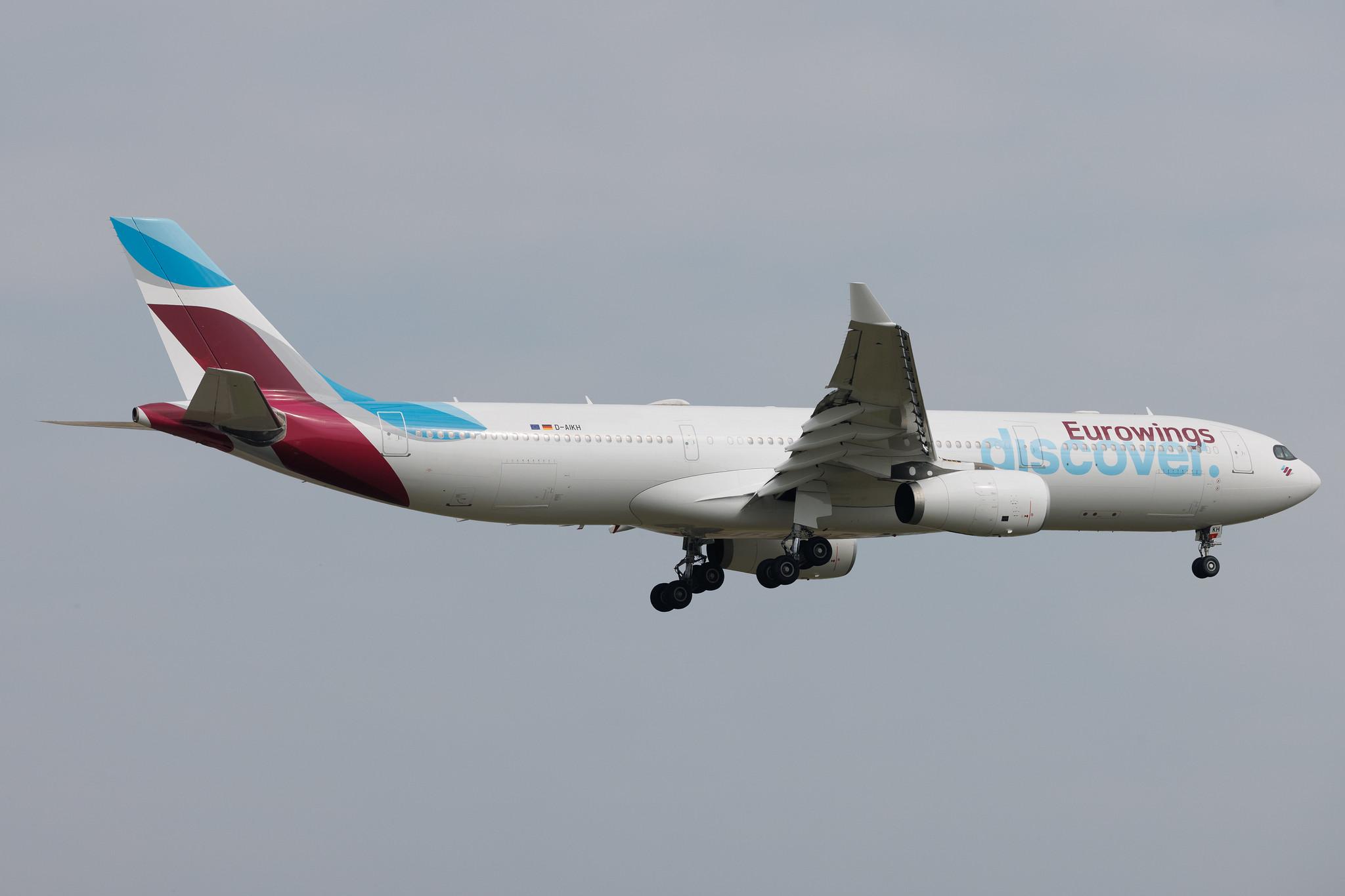 Frankfurt Airport: Eurowings Discover (4Y / OCN) | Airbus A330-343 A333 | D-AIKH | MSN 0648