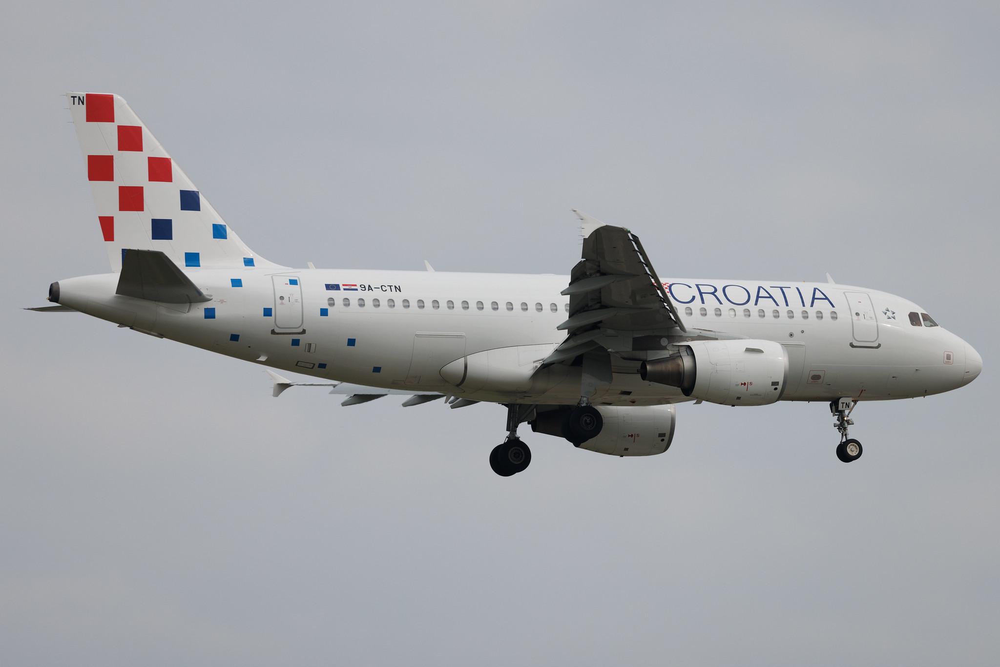 Frankfurt Airport: Croatia Airlines (OU / CTN) | Airbus A319-112 A319 | 9A-CTN | MSN 5085