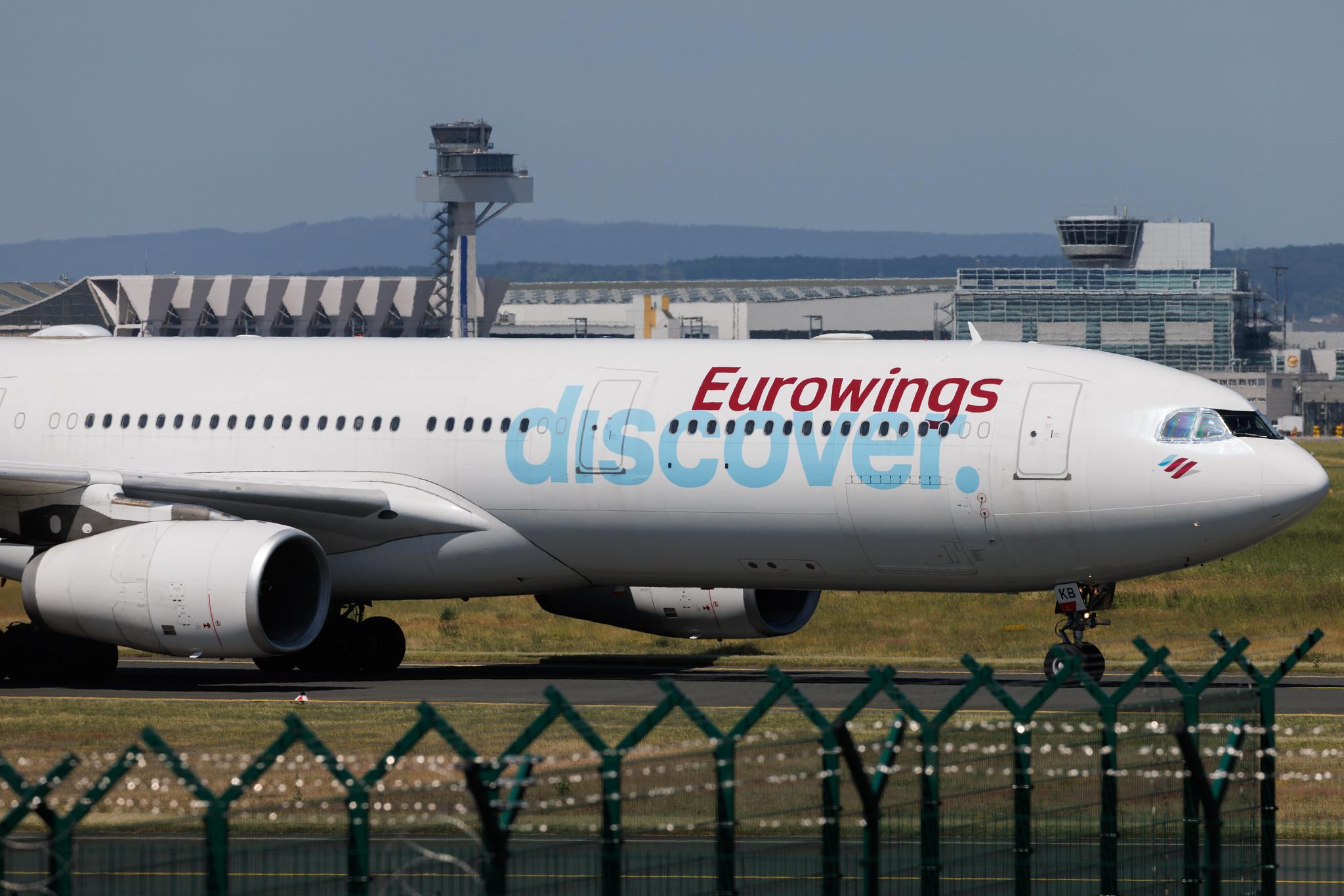 Frankfurt Airport: Eurowings Discover (4Y / OCN) | Airbus A330-343 A333 | D-AIKB | MSN 0576