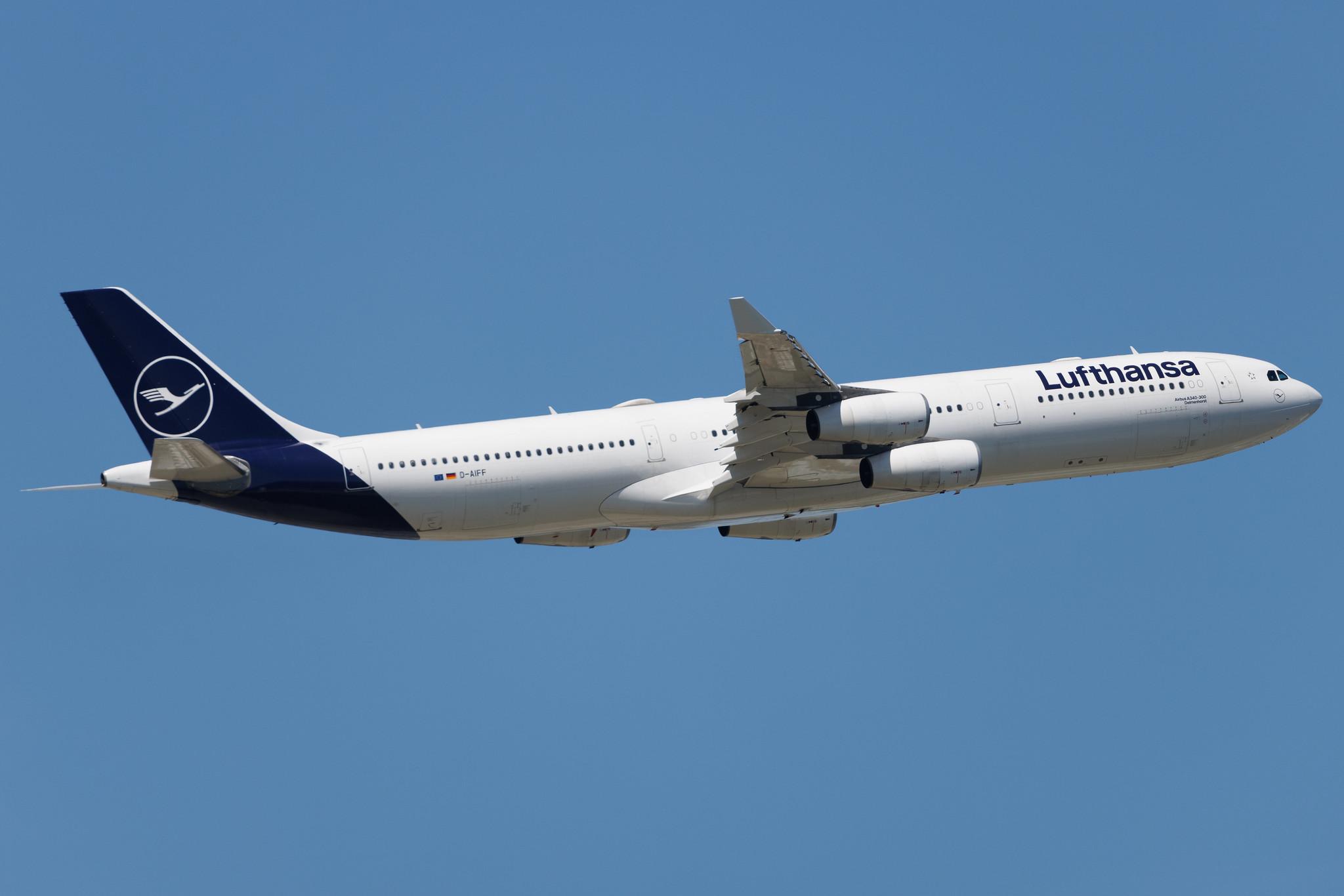 Frankfurt Airport: Lufthansa (LH / DLH) | Airbus A340-313 A343 | D-AIFF | MSN 0447
