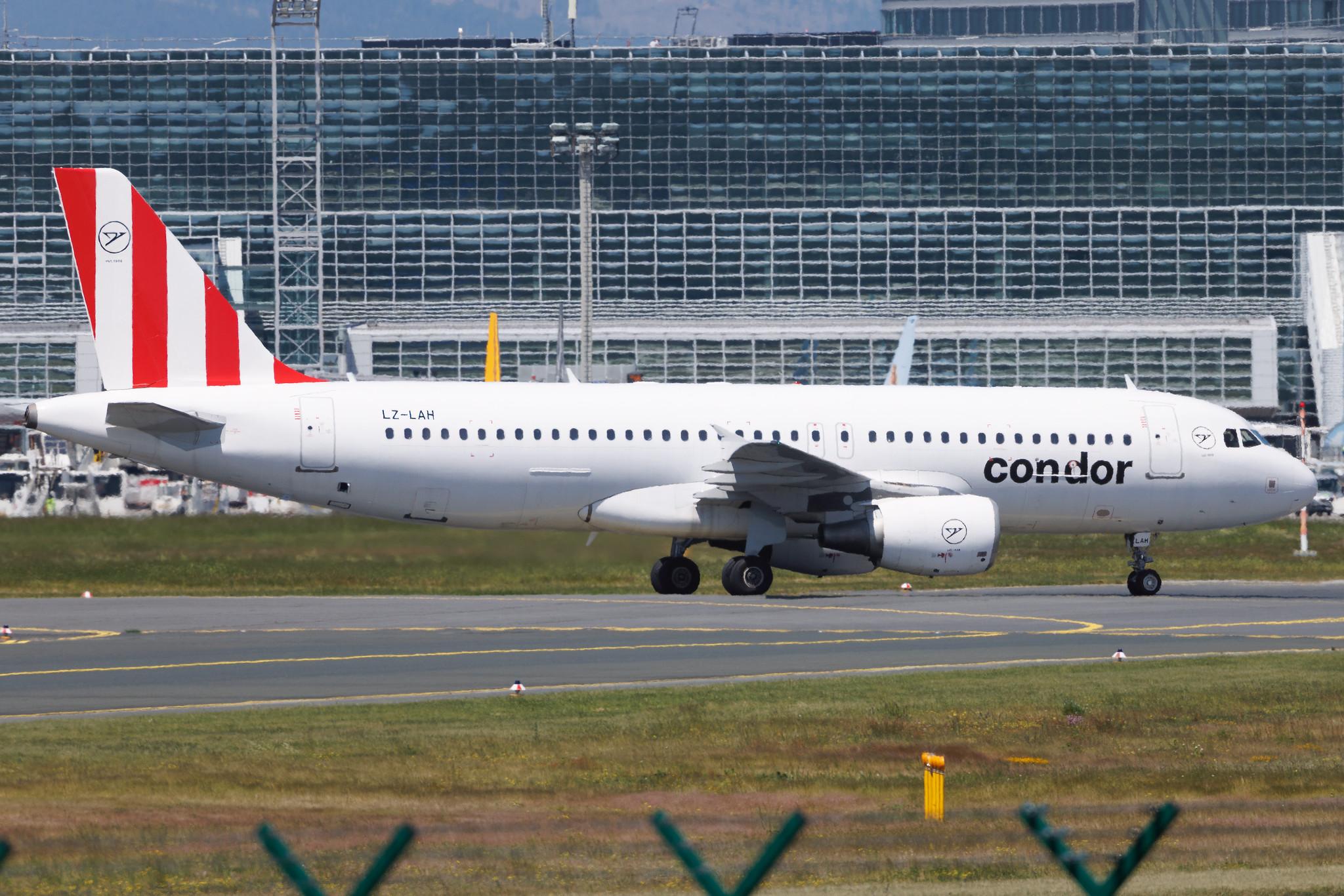 Frankfurt Airport: Condor (DE / CFG) | Operator: European Air Charter | Airbus A320-214 A320 | LZ-LAH | MSN 02540