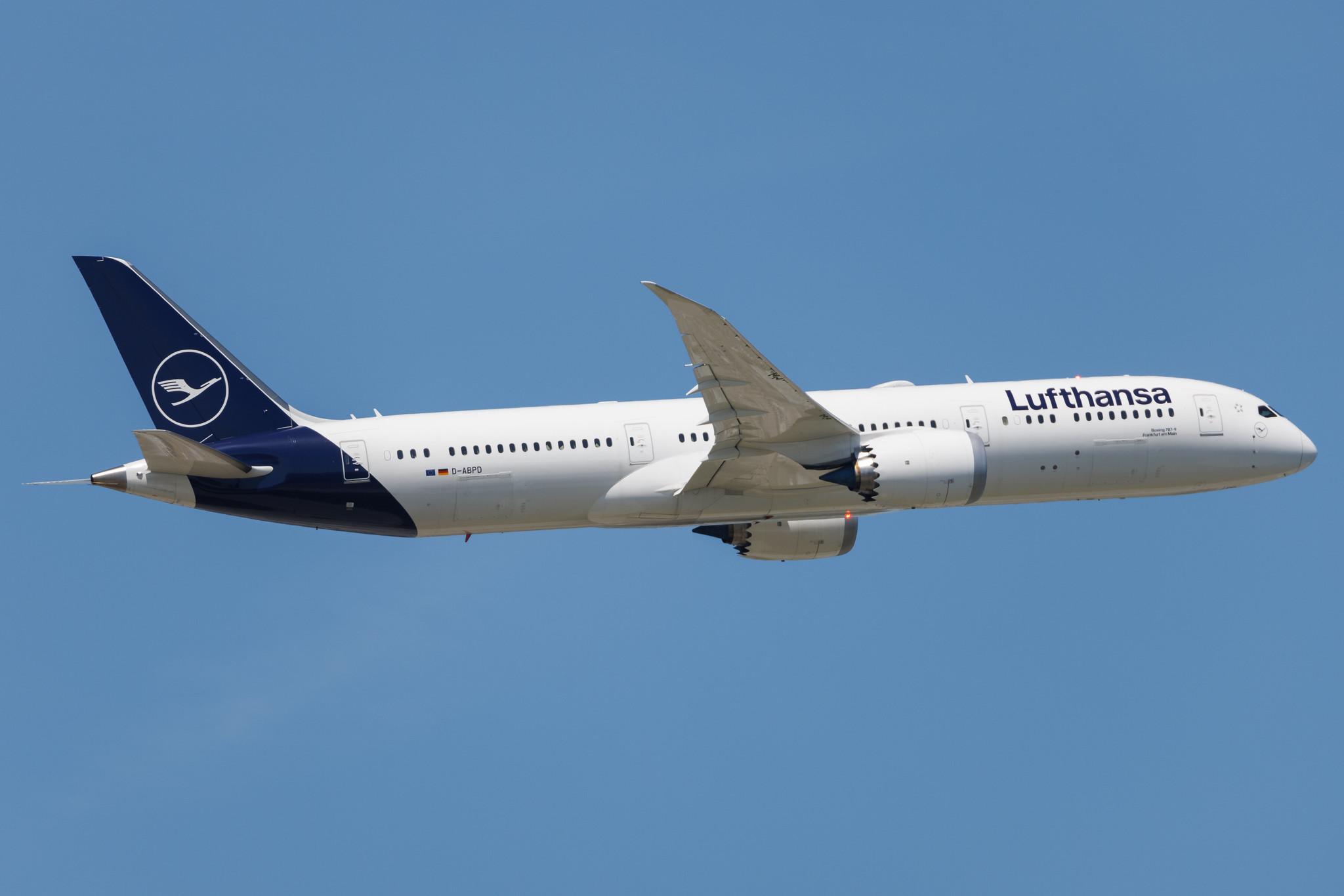 Frankfurt Airport: Lufthansa (LH / DLH) | Boeing 787-9 Dreamliner B789 | D-ABPD | MSN 62729