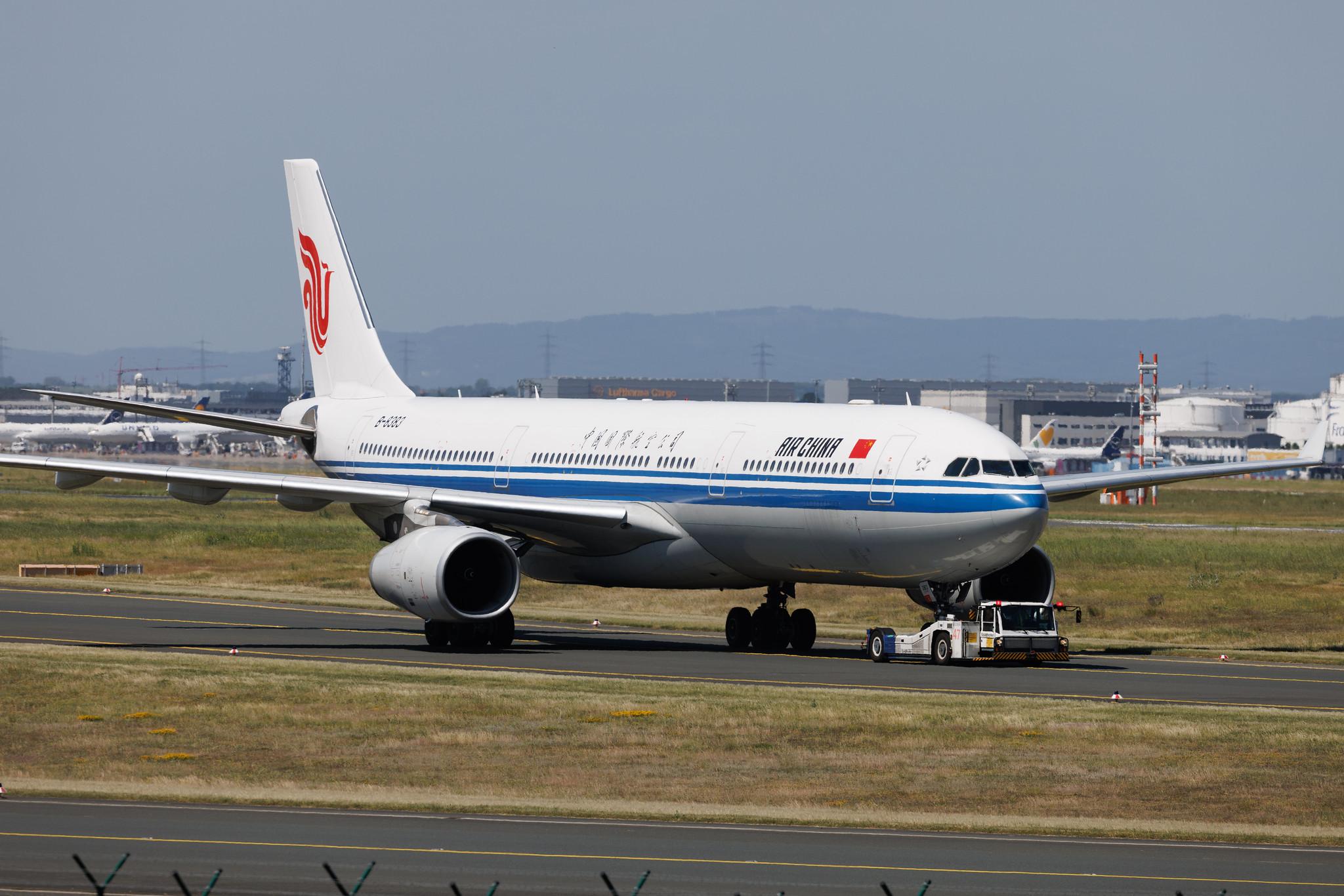 Frankfurt Airport: Air China (CA / CCA) | Airbus A330-343 A333 | B-8383 | MSN 1802