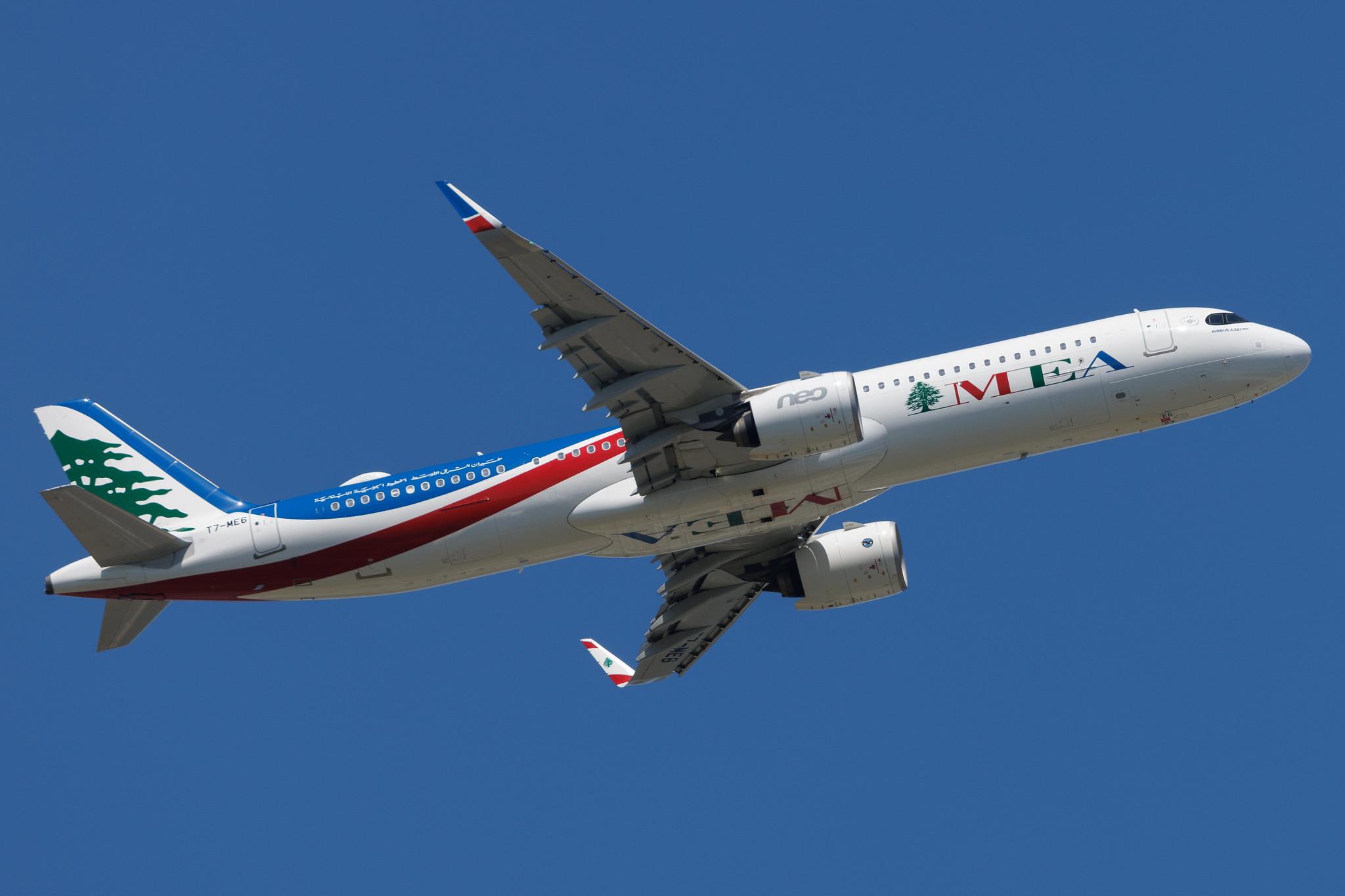 Frankfurt Airport: MEA (ME / MEA) | Airbus A321-271NX A21N | T7-ME6 | MSN 10174