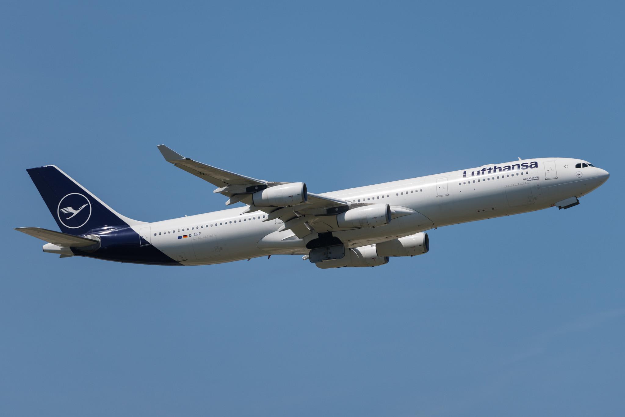 Frankfurt Airport: Lufthansa (LH / DLH) | Airbus A340-313 A343 | D-AIFF | MSN 0447