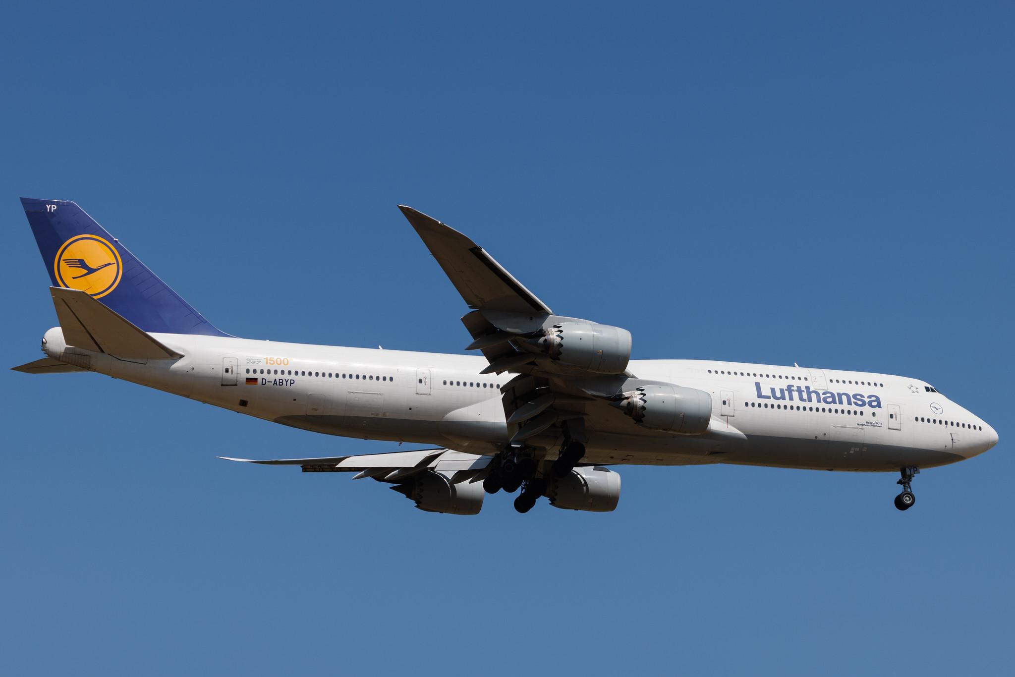 Frankfurt Airport: Lufthansa (LH / DLH) | Boeing 747-830 B748 | D-ABYP | MSN 37839