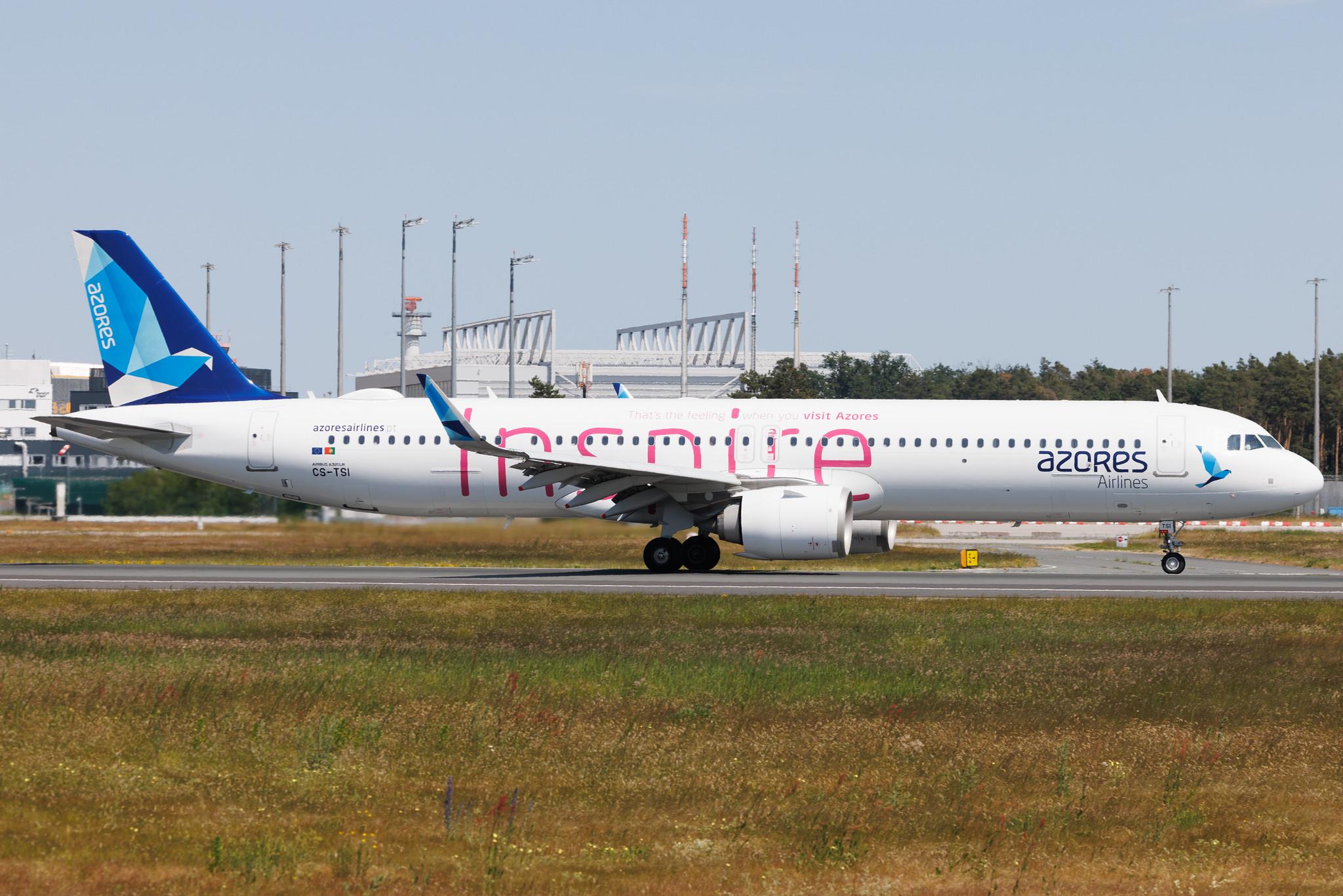 Frankfurt Airport: Azores Airlines (S4 / RZO) | Livery: Inspire Livery | Airbus A321-253NX A21N | CS-TSI | MSN 10074
