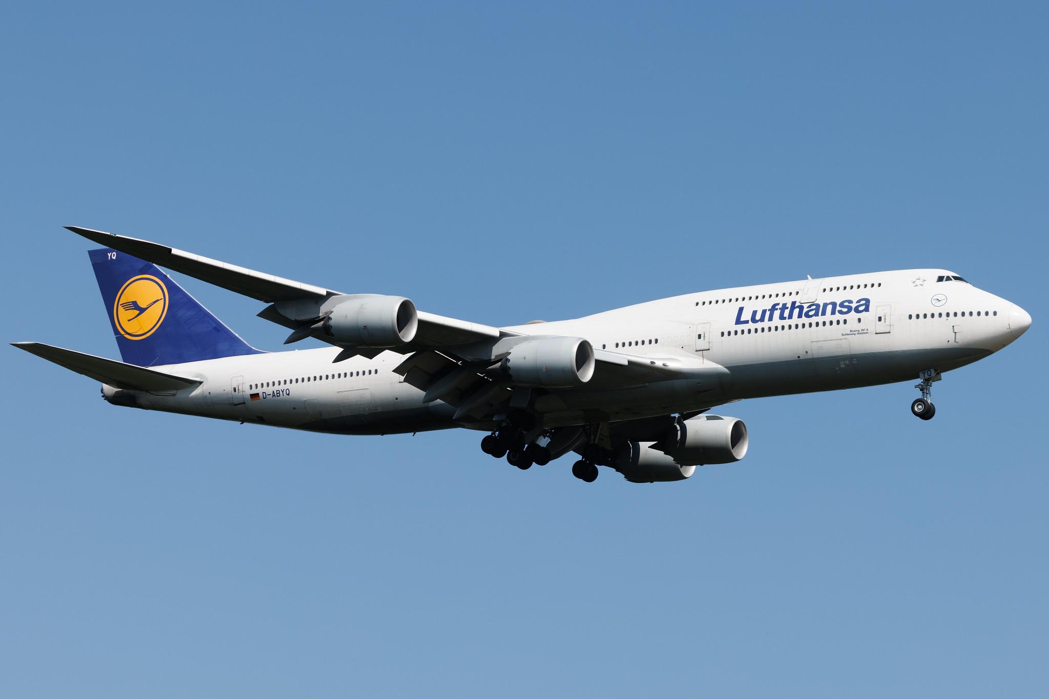 Frankfurt Airport: Lufthansa (LH / DLH) | Boeing 747-830 B748 | D-ABYQ | MSN 37840