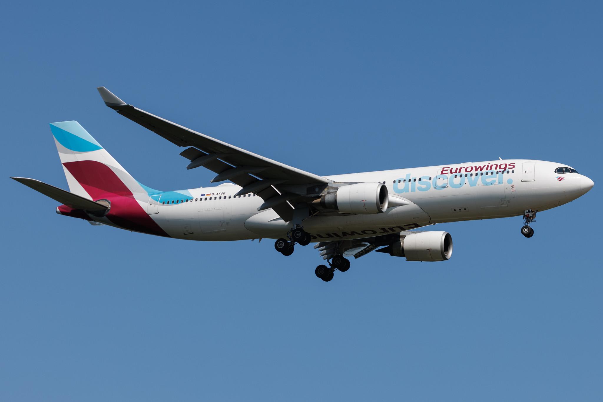 Frankfurt Airport: Eurowings Discover (4Y / OCN) | Airbus A330-203 A332 | D-AXGB | MSN 0684